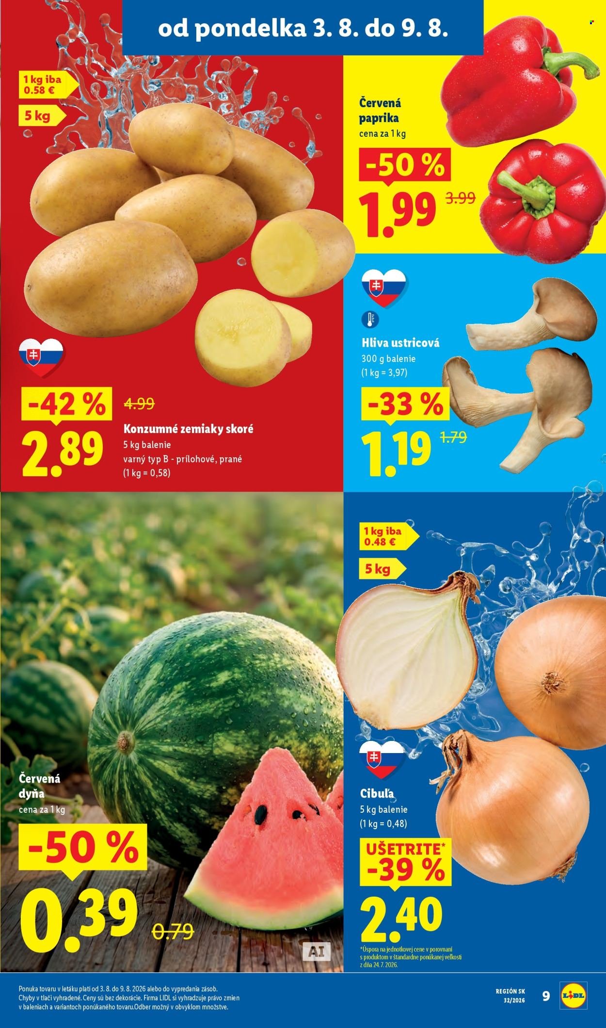 LIDL leták - Od pondelka 3.8.2026