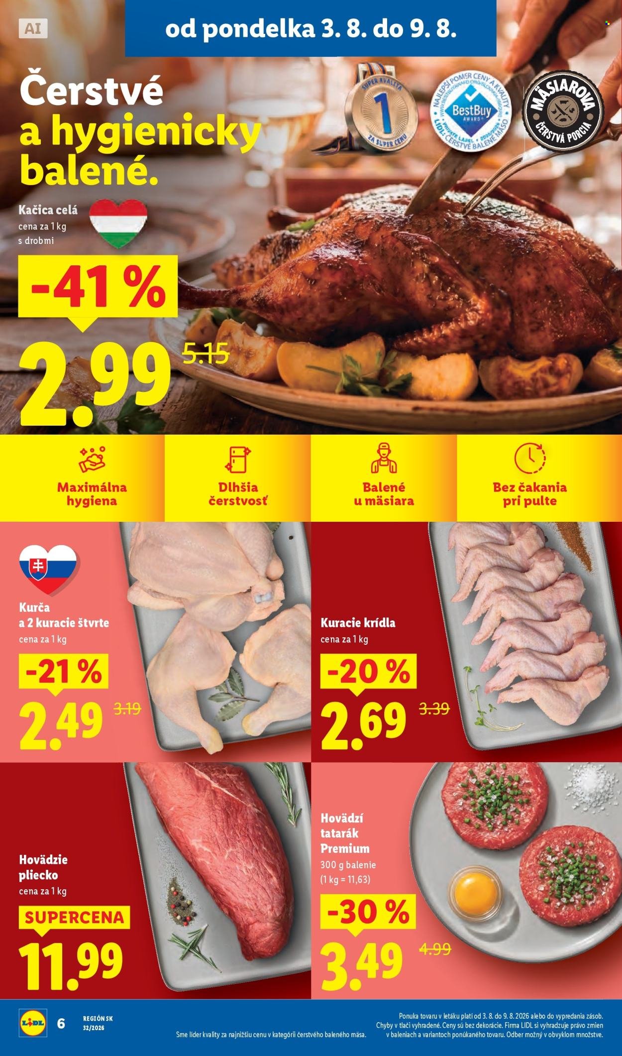 LIDL leták - Od pondelka 3.8.2026
