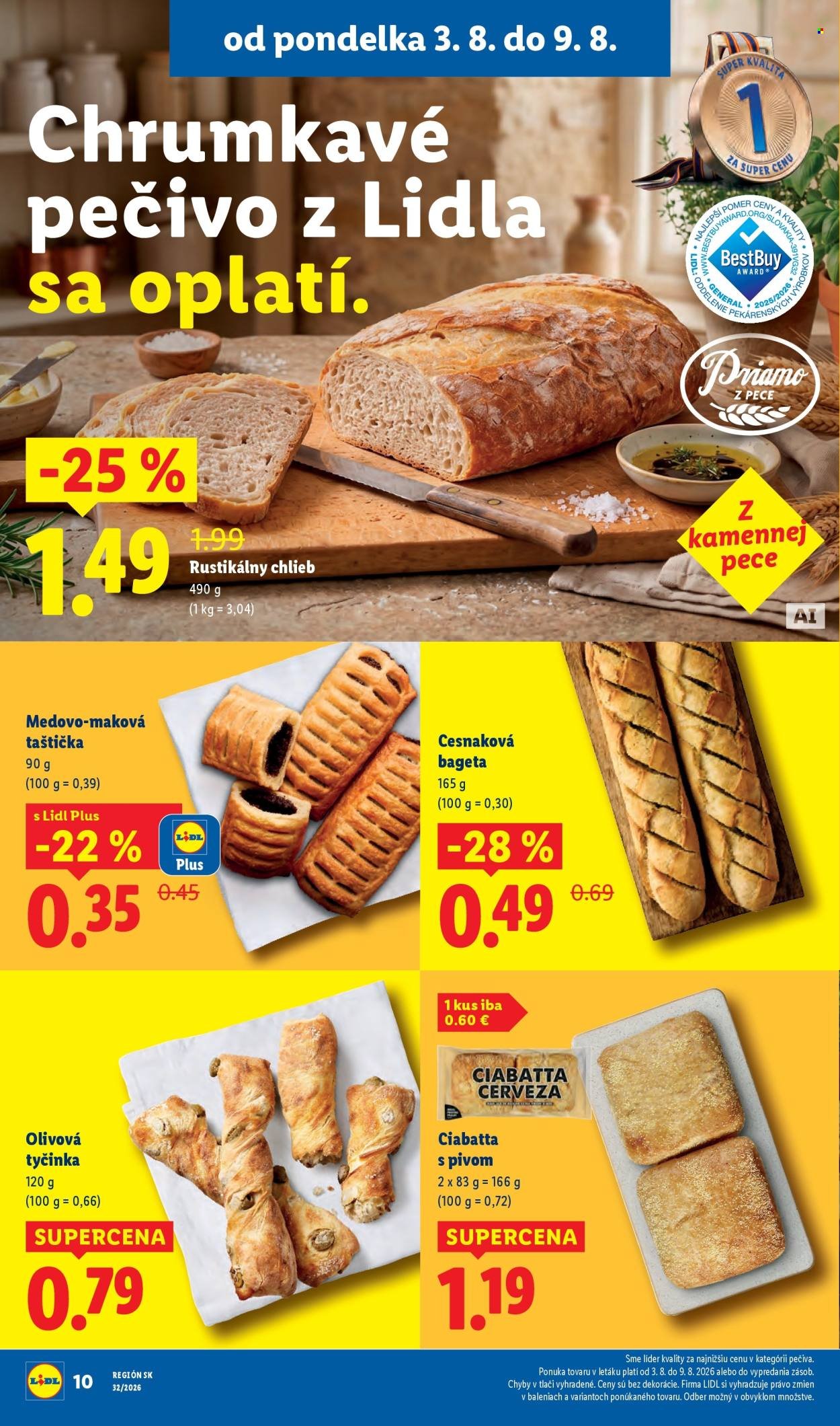 LIDL leták - Od pondelka 3.8.2026