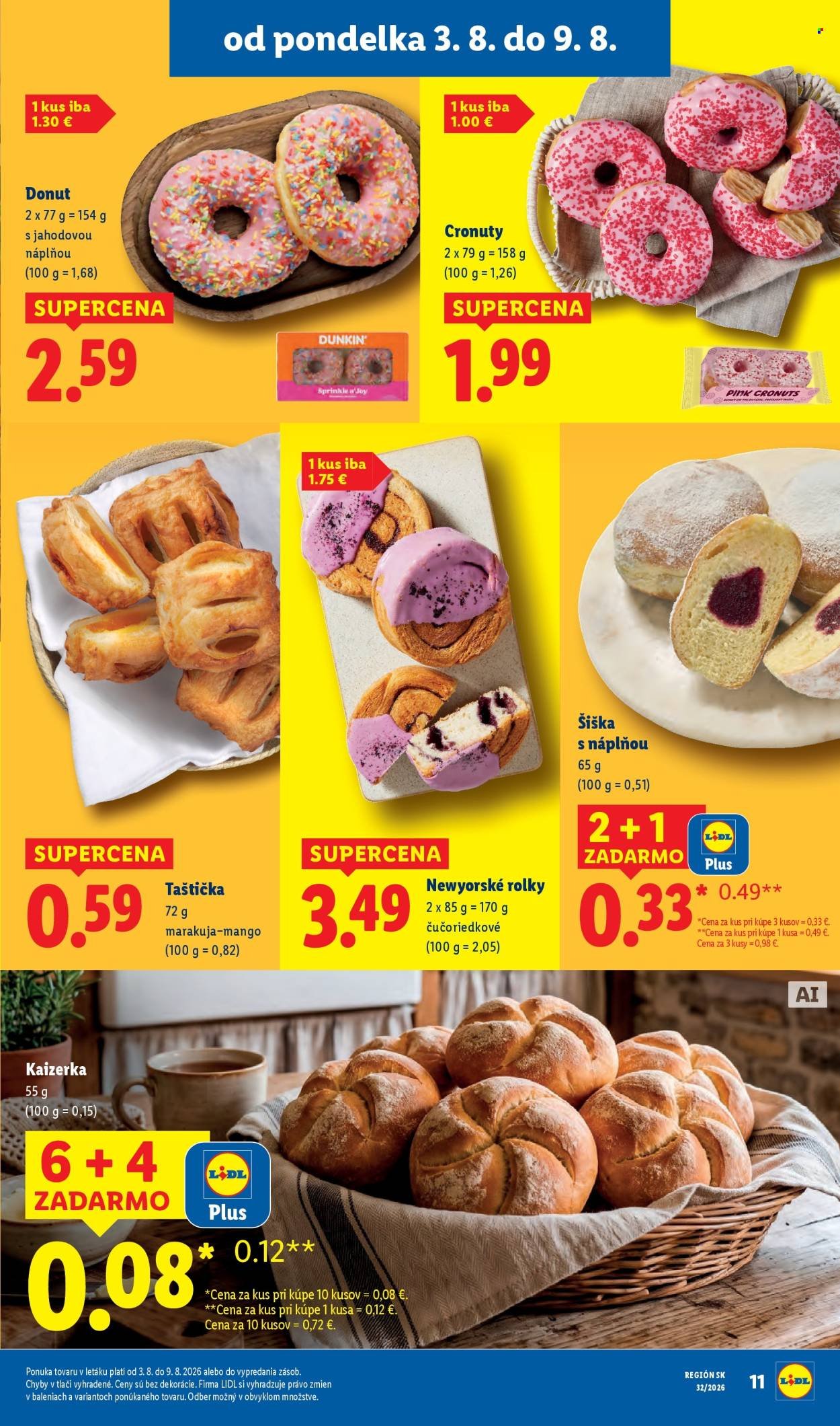 LIDL leták - Od pondelka 3.8.2026