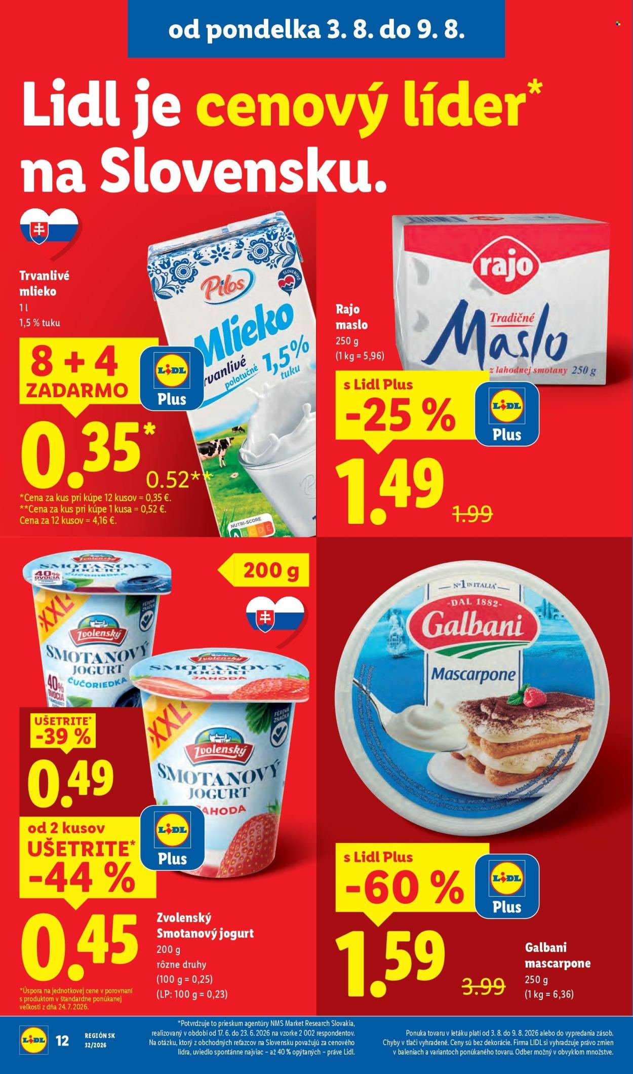 LIDL leták - Od pondelka 3.8.2026