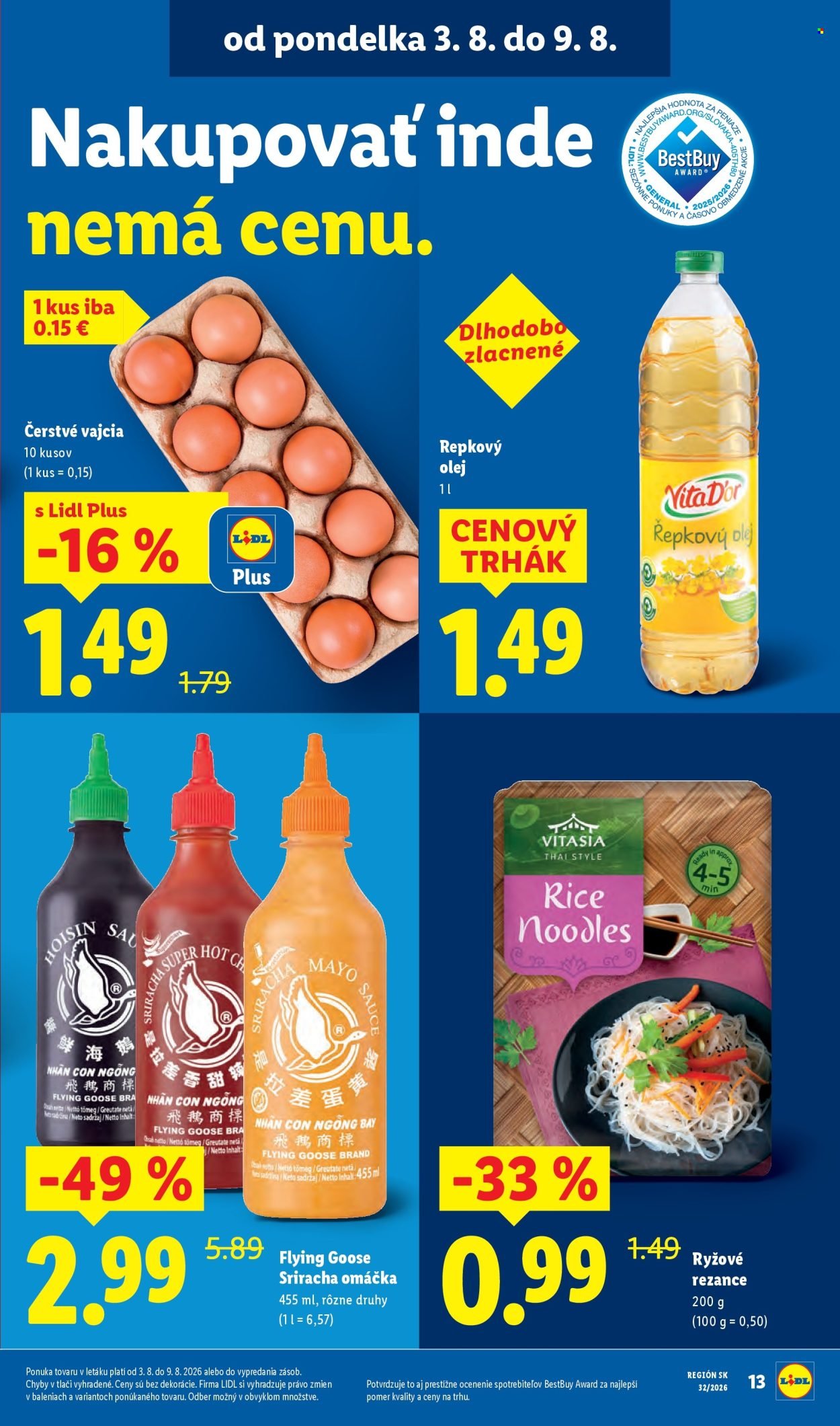 LIDL leták - Od pondelka 3.8.2026