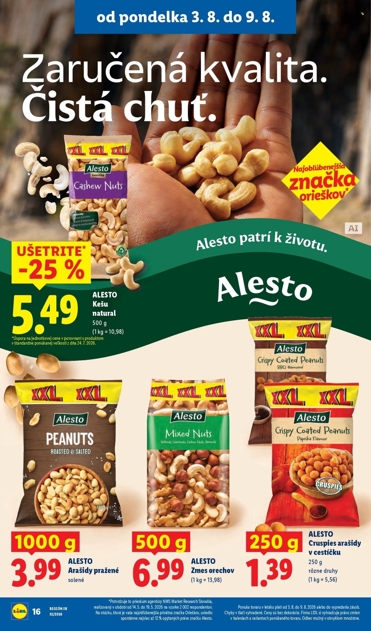LIDL leták - Od pondelka 3.8.2026