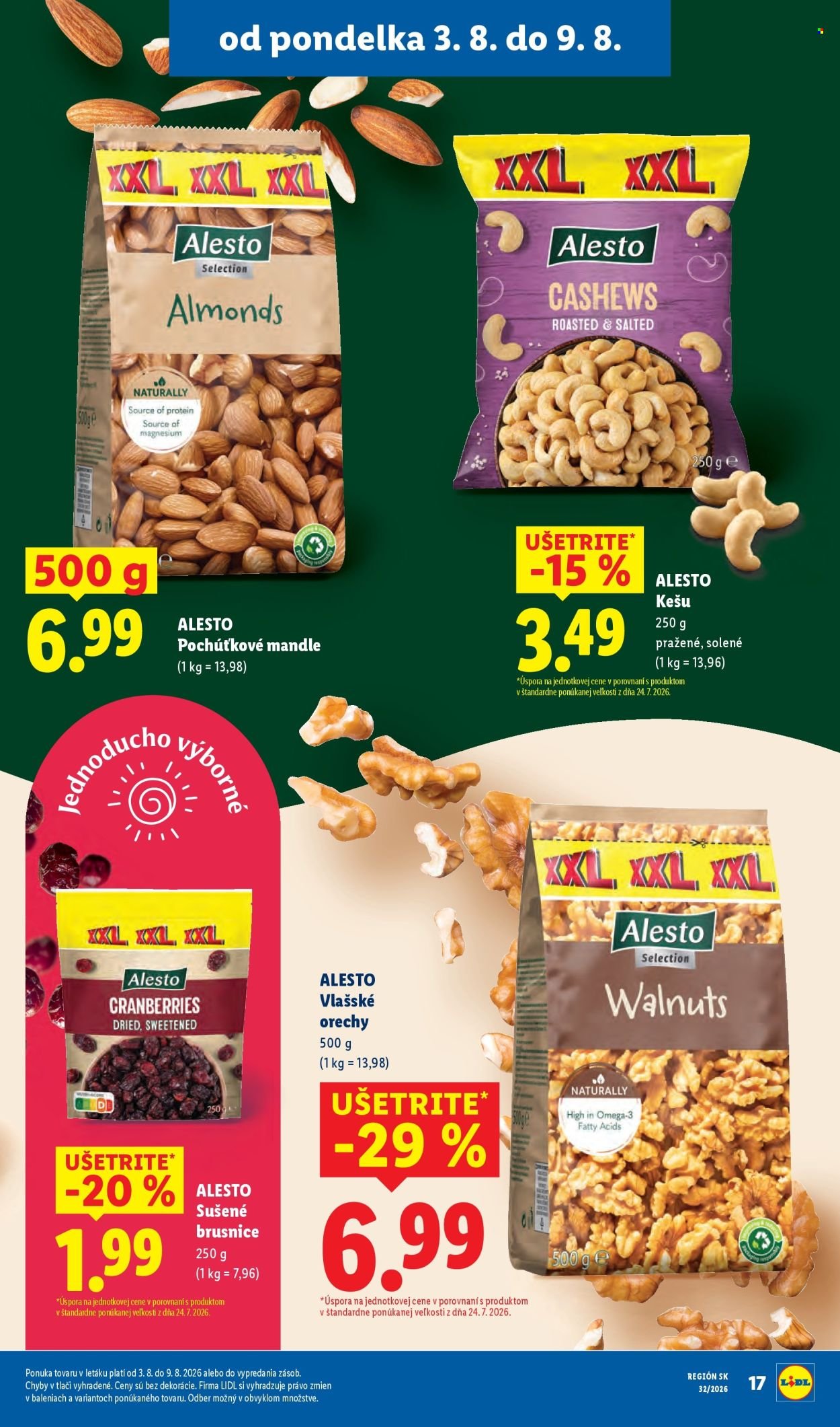 LIDL leták - Od pondelka 3.8.2026