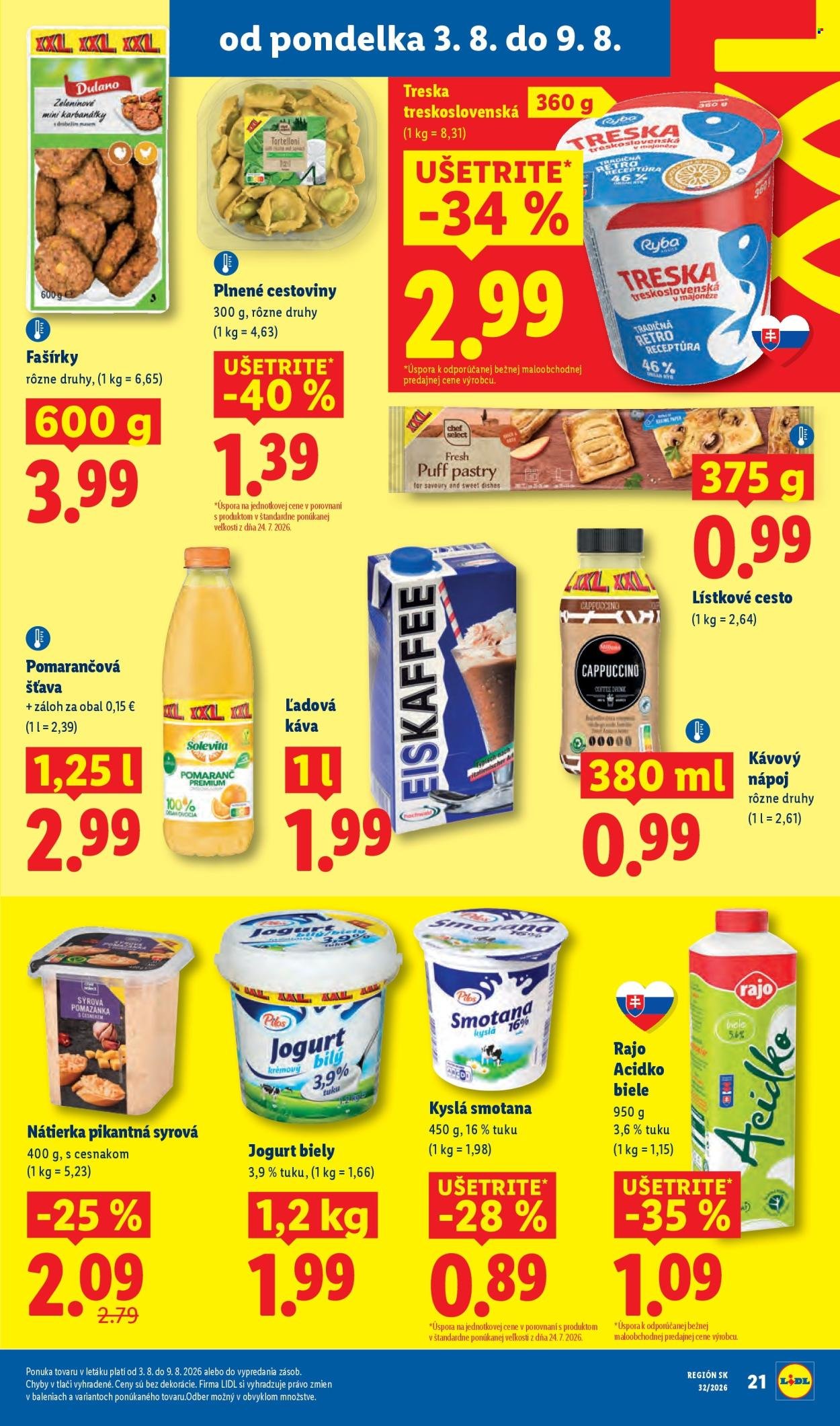 LIDL leták - Od pondelka 3.8.2026
