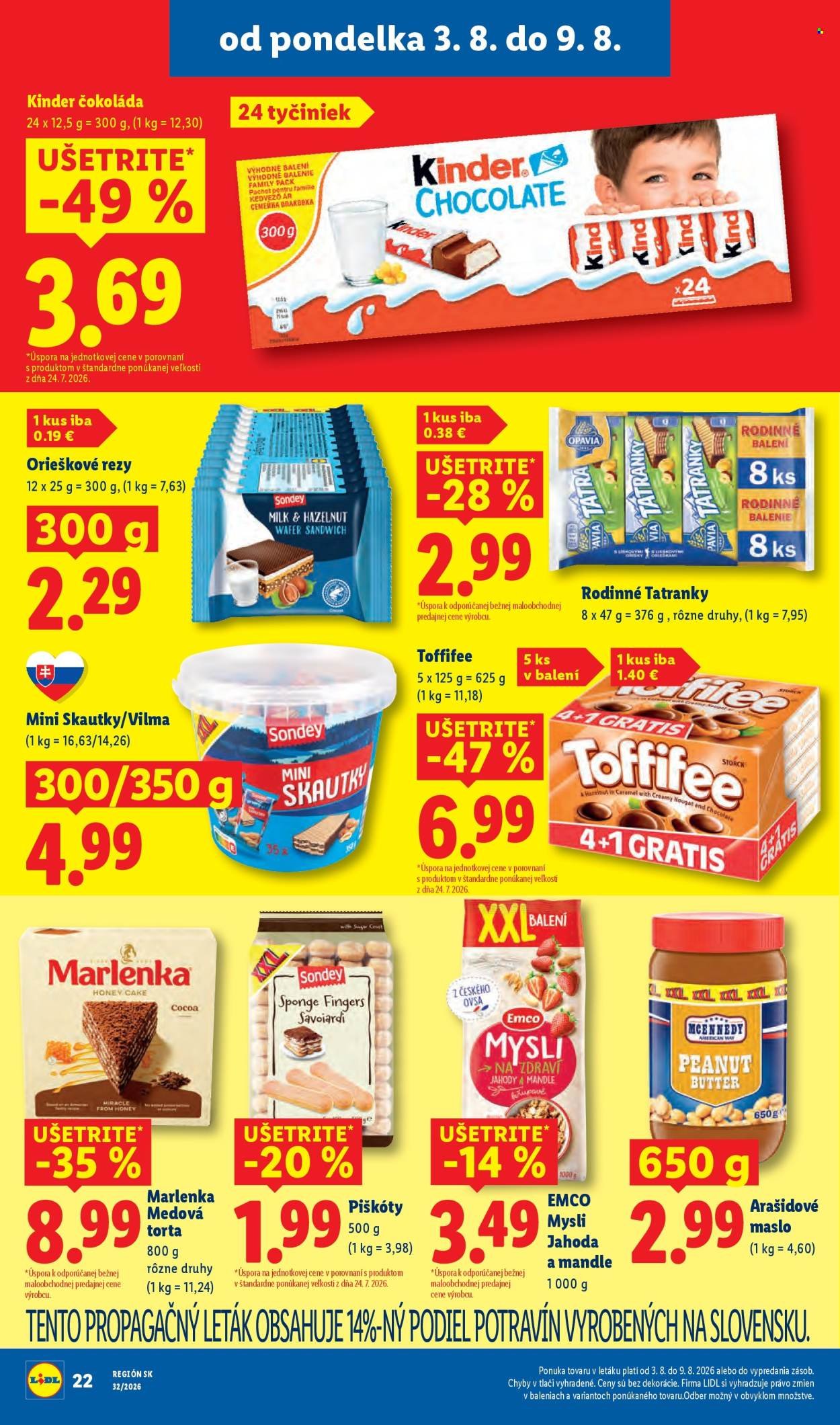 LIDL leták - Od pondelka 3.8.2026