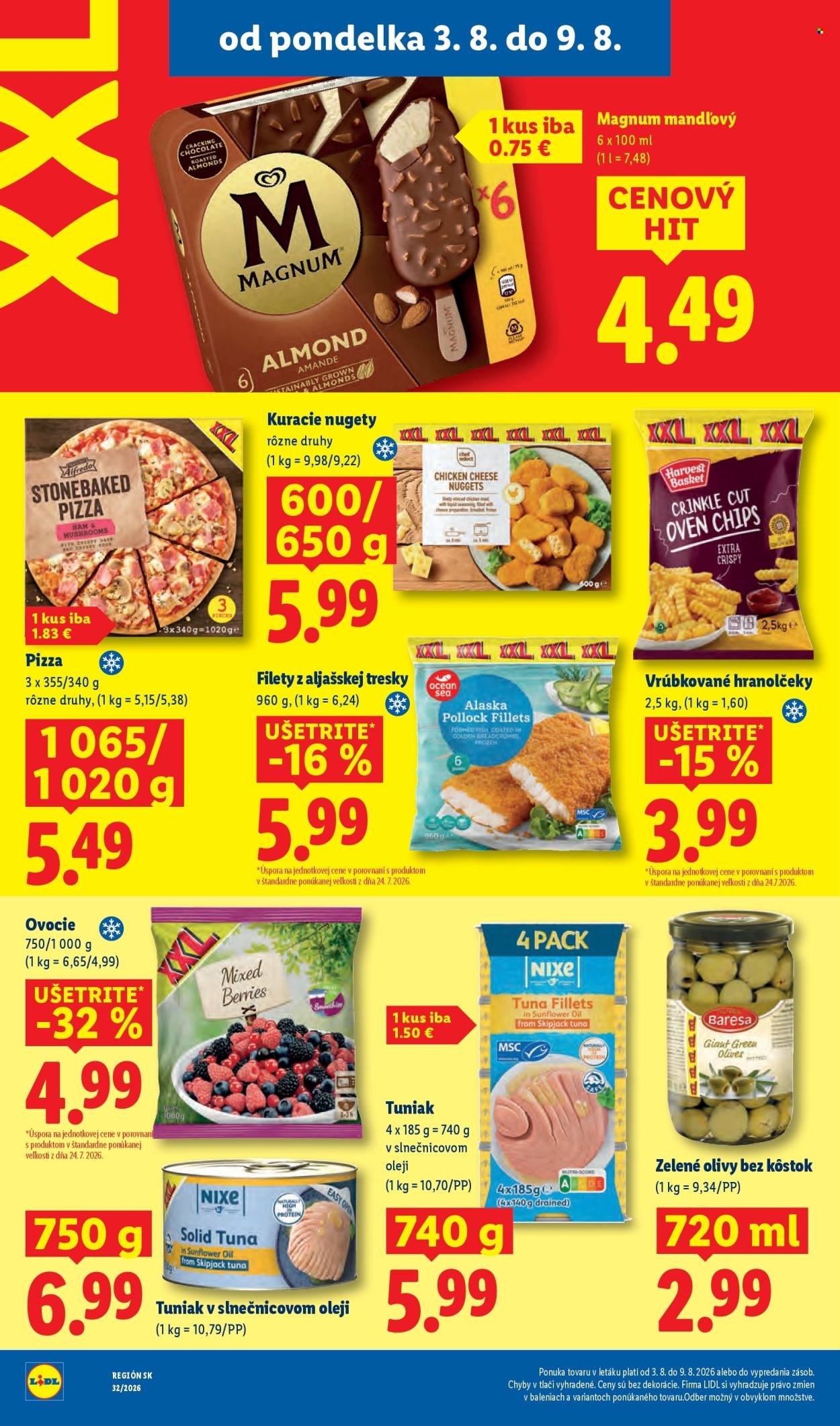 LIDL leták - Od pondelka 3.8.2026