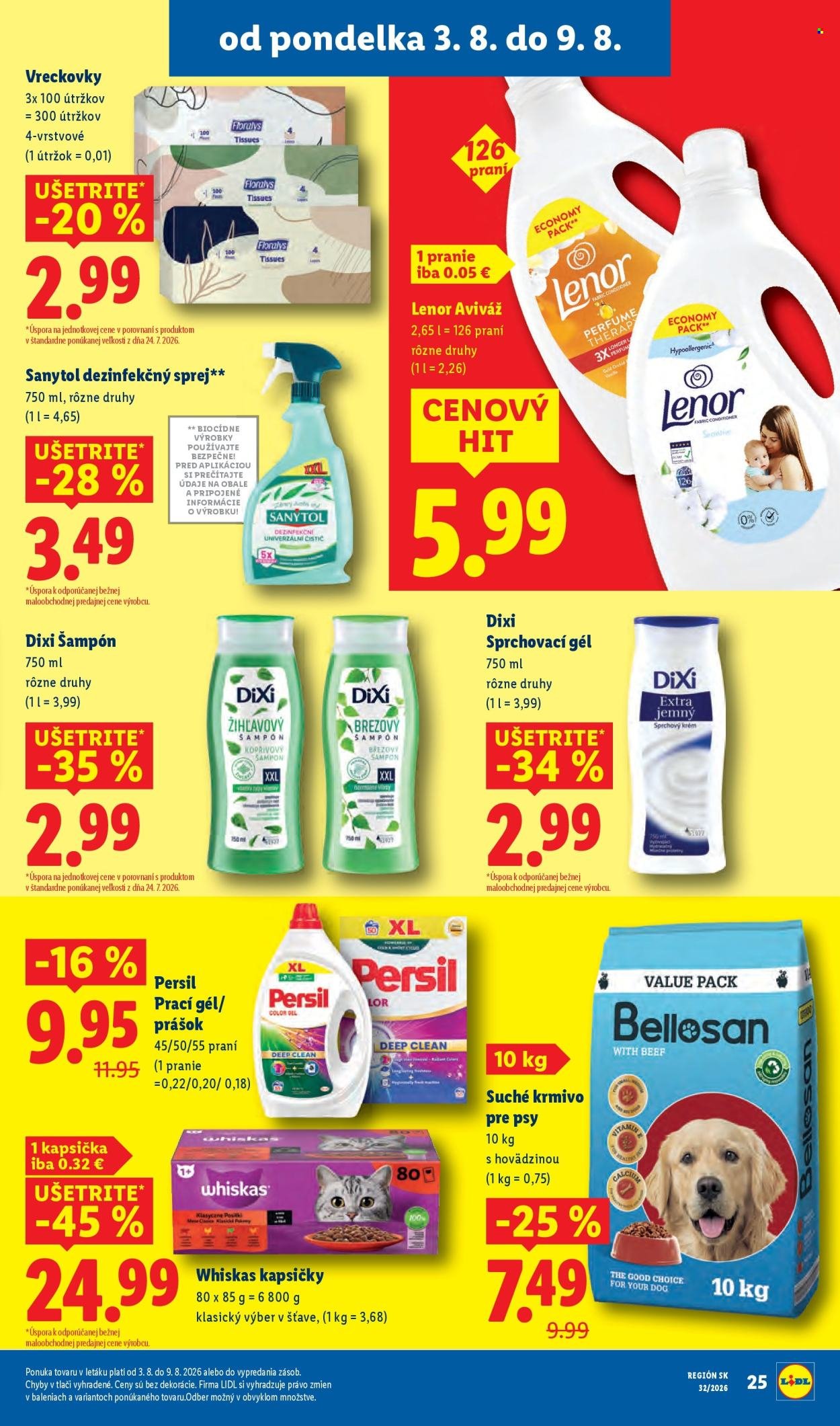 LIDL leták - Od pondelka 3.8.2026