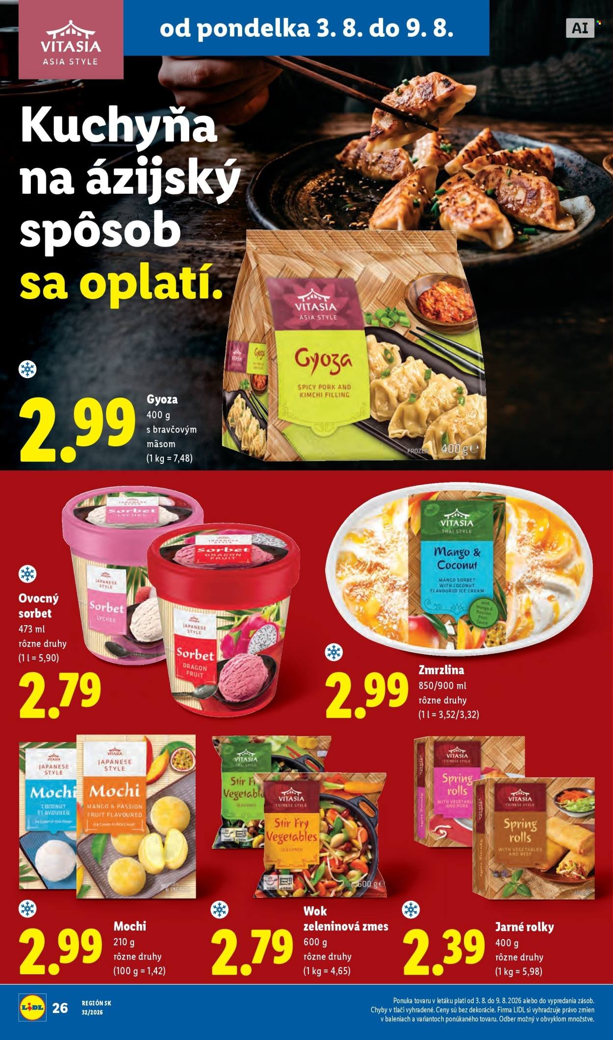 LIDL leták - Od pondelka 3.8.2026