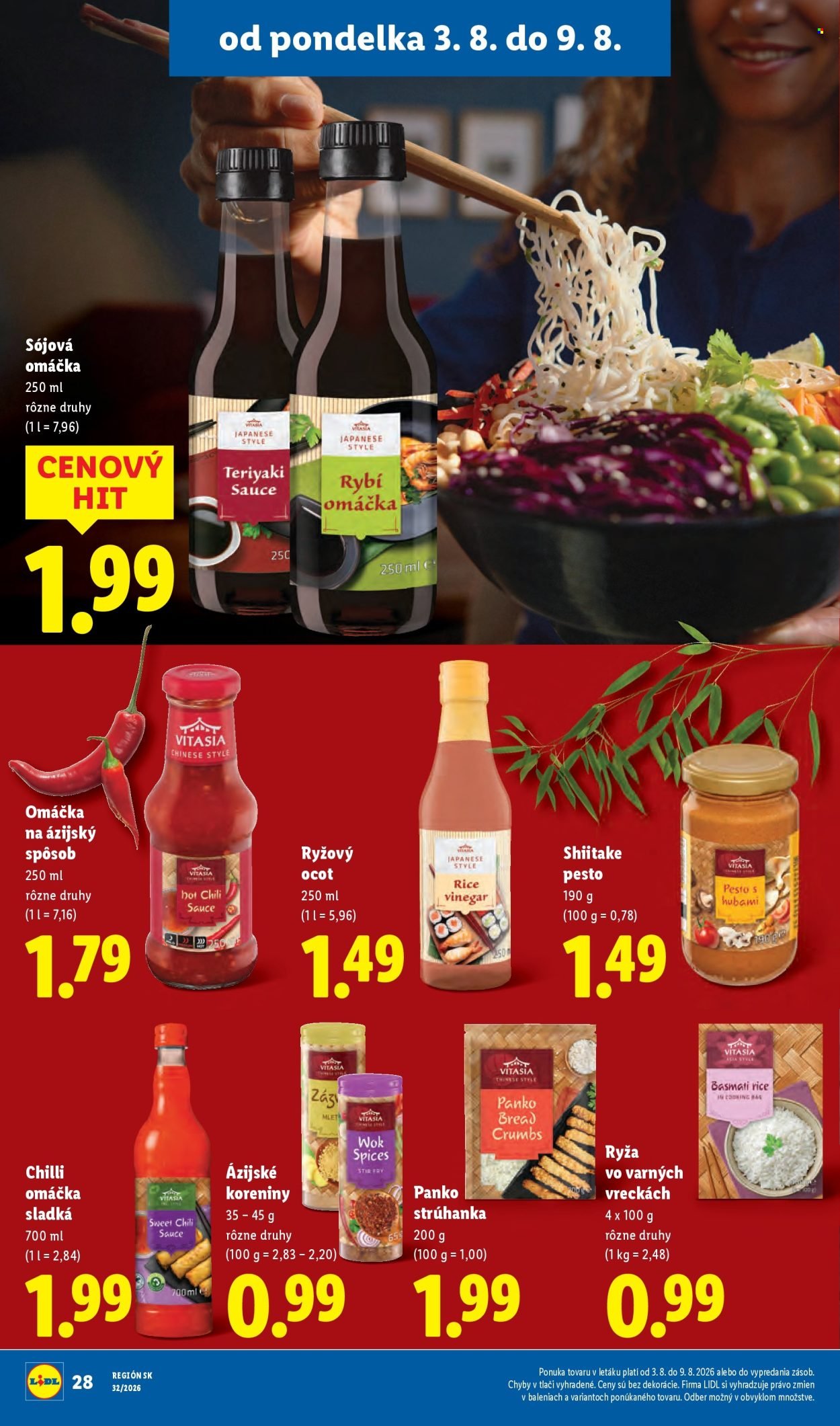 LIDL leták - Od pondelka 3.8.2026