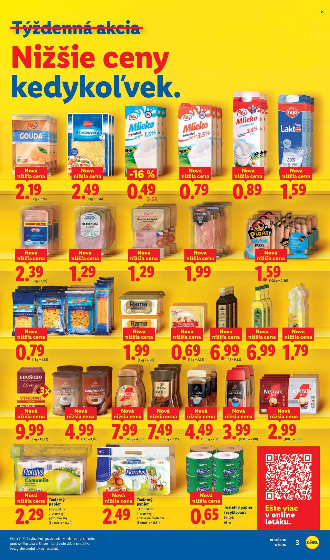 LIDL leták - Od pondelka 3.8.2026