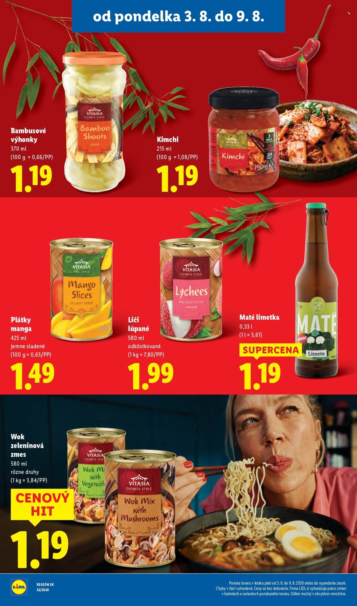 LIDL leták - Od pondelka 3.8.2026