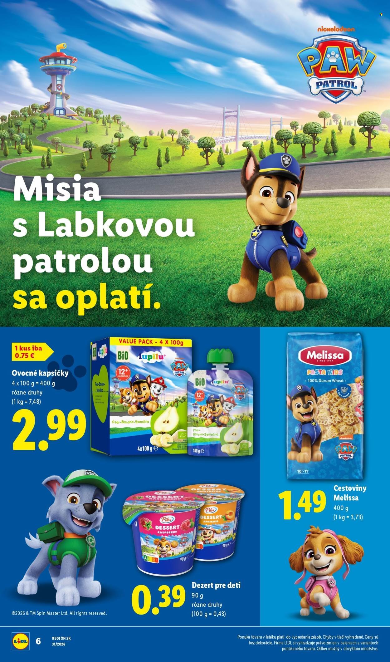 LIDL leták - Od pondelka 3.8.2026