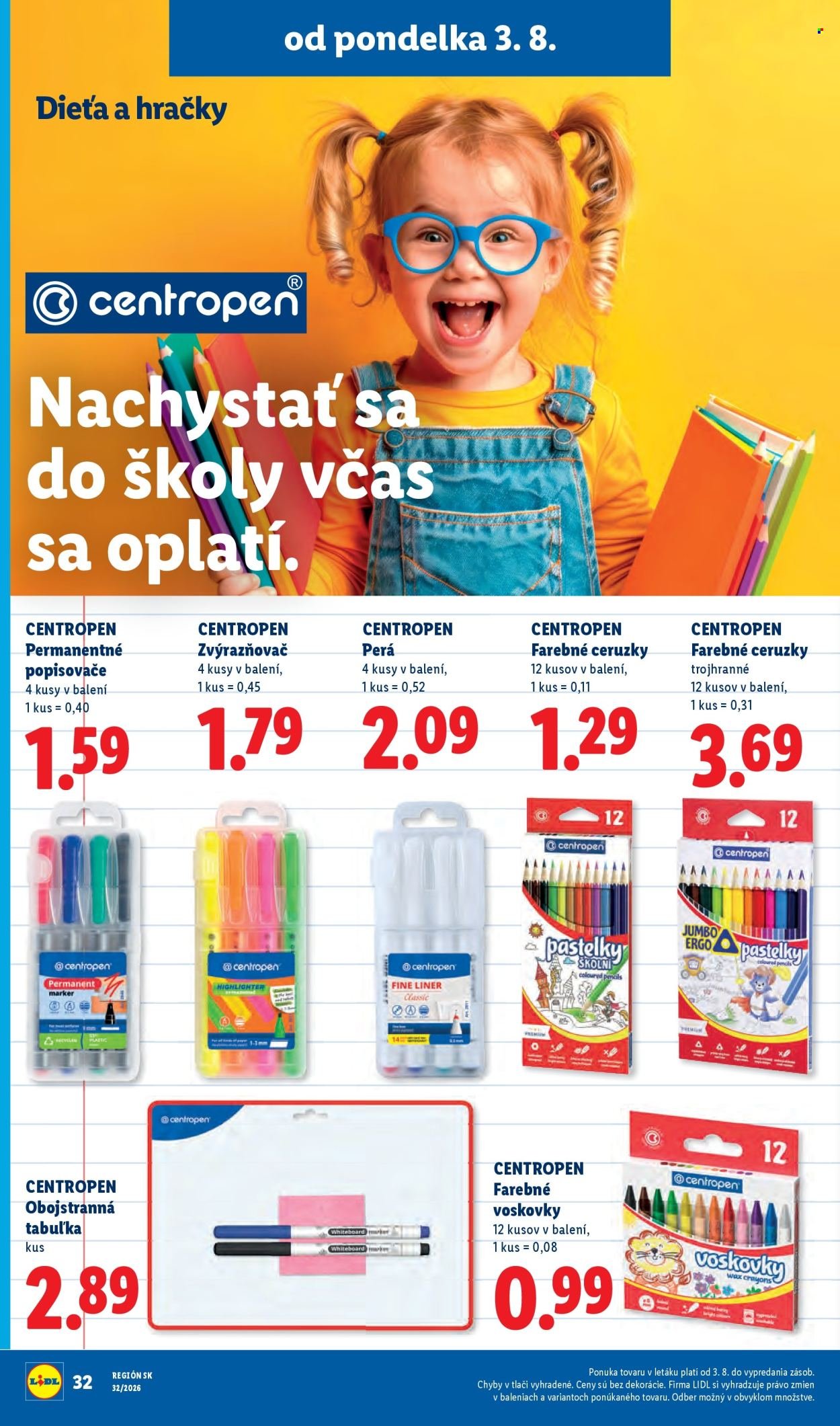 LIDL leták - Od pondelka 3.8.2026