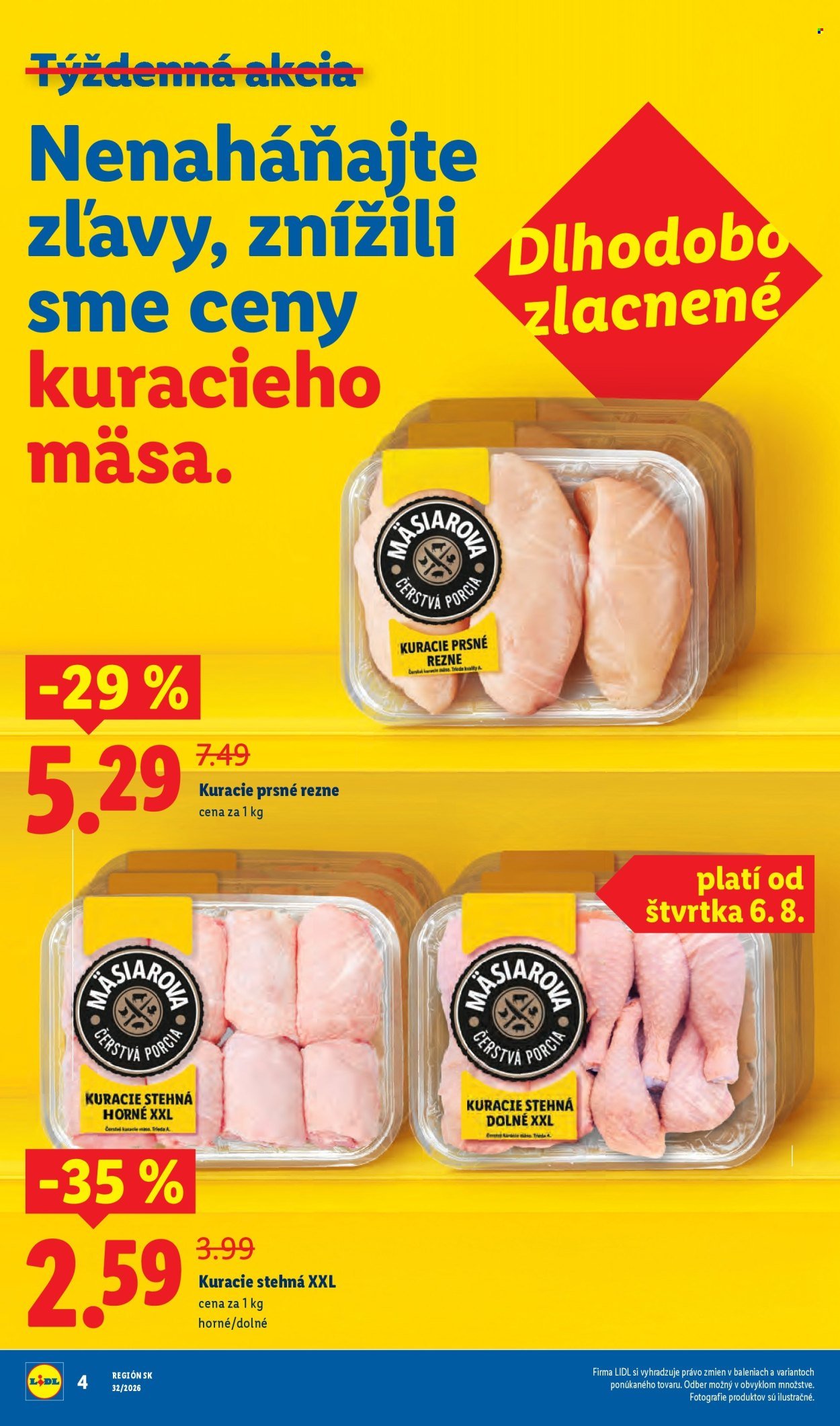 LIDL leták - Od pondelka 3.8.2026