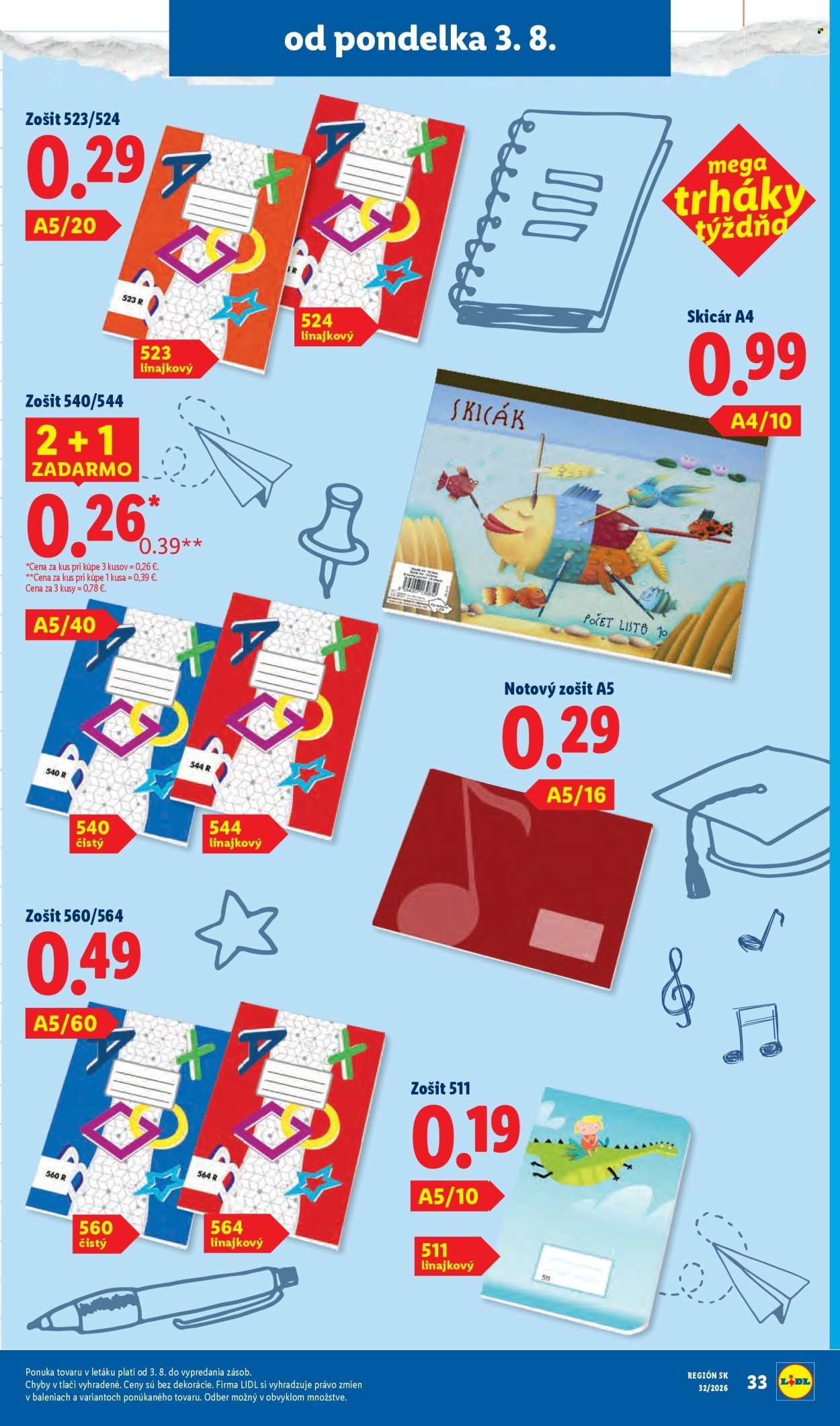 LIDL leták - Od pondelka 3.8.2026