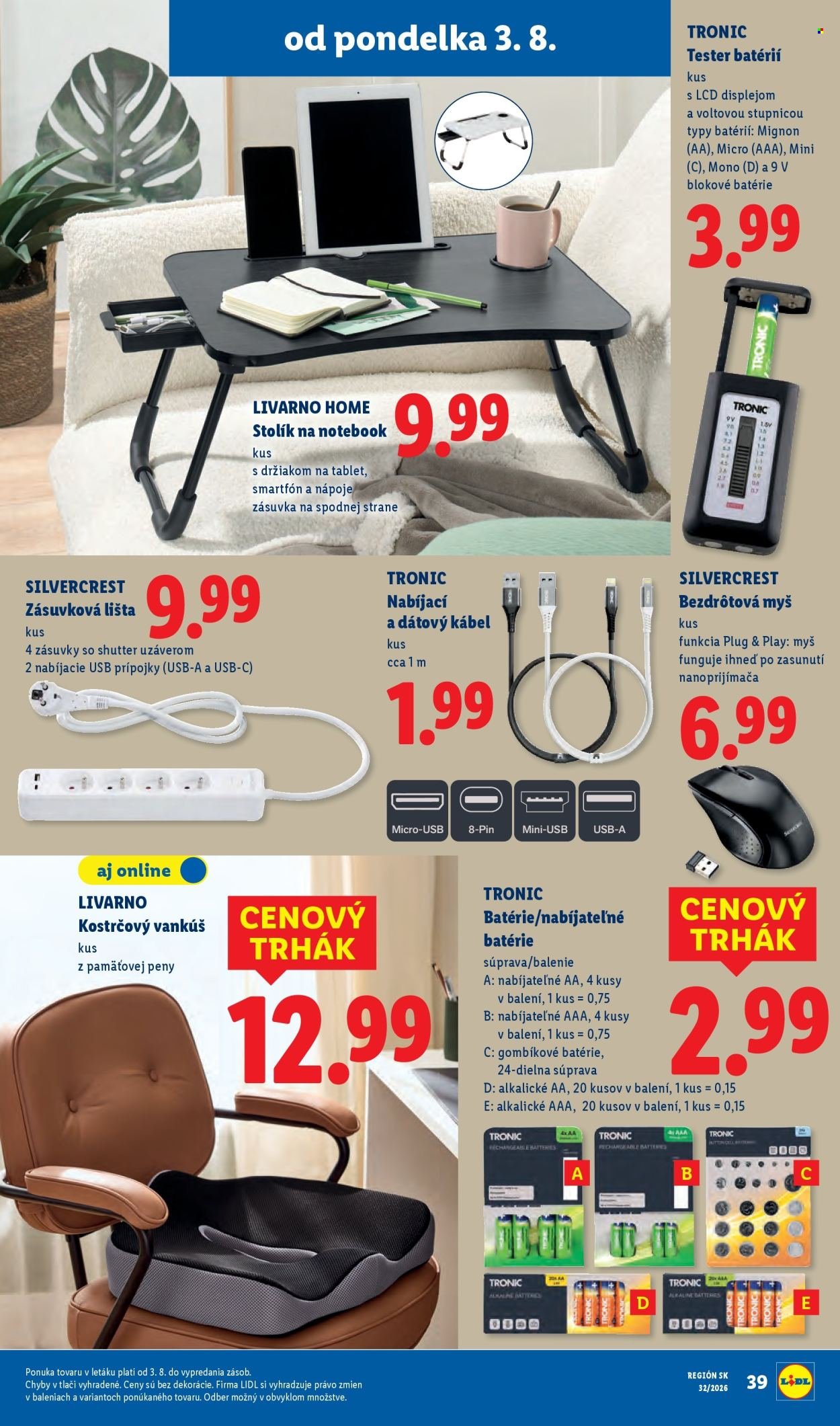LIDL leták - Od pondelka 3.8.2026
