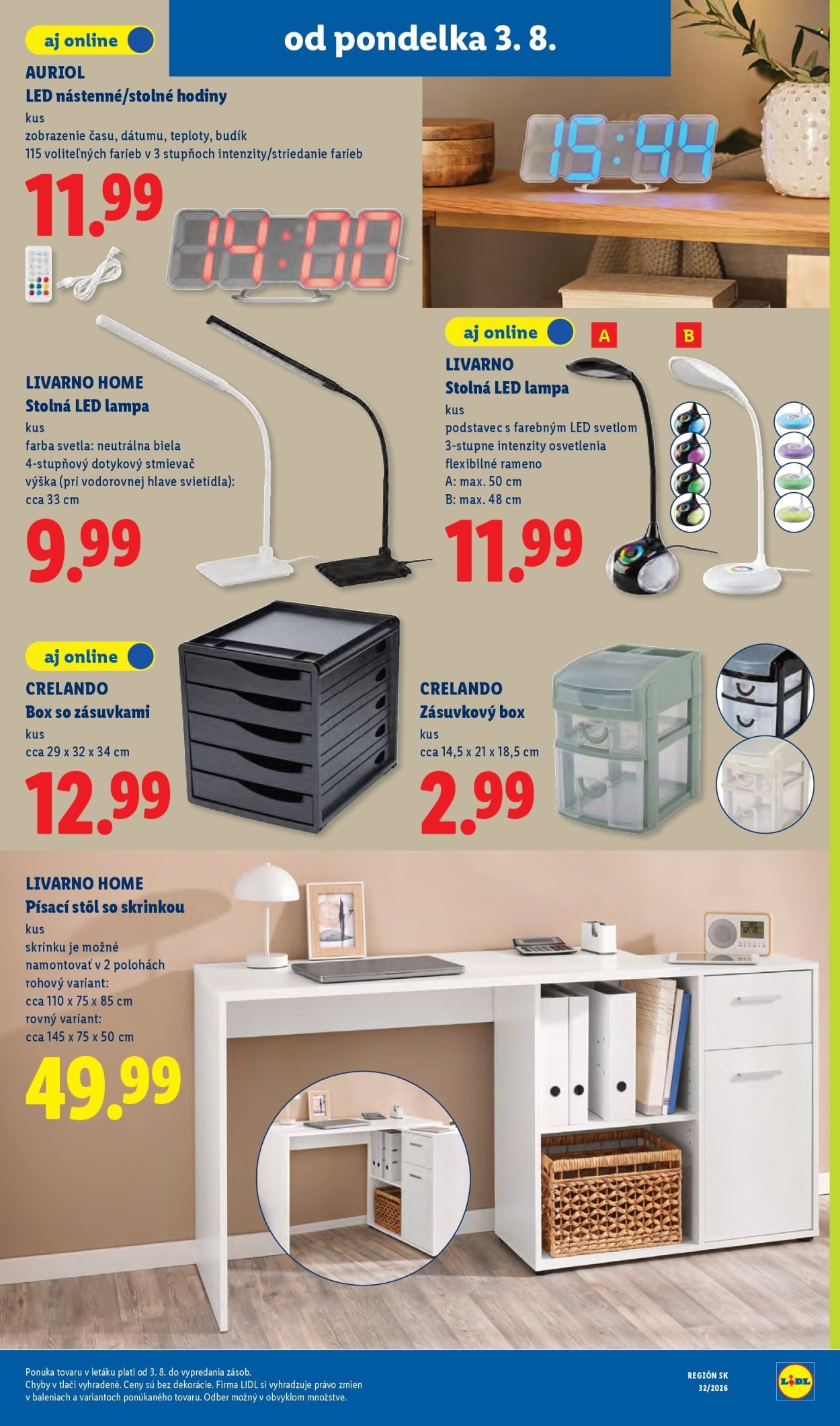 LIDL leták - Od pondelka 3.8.2026