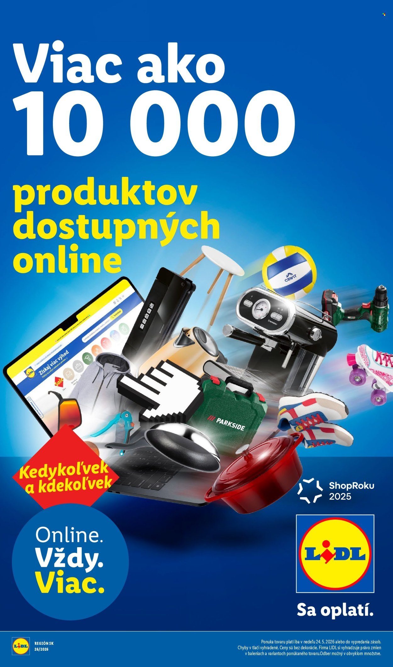 LIDL leták - Od pondelka 3.8.2026