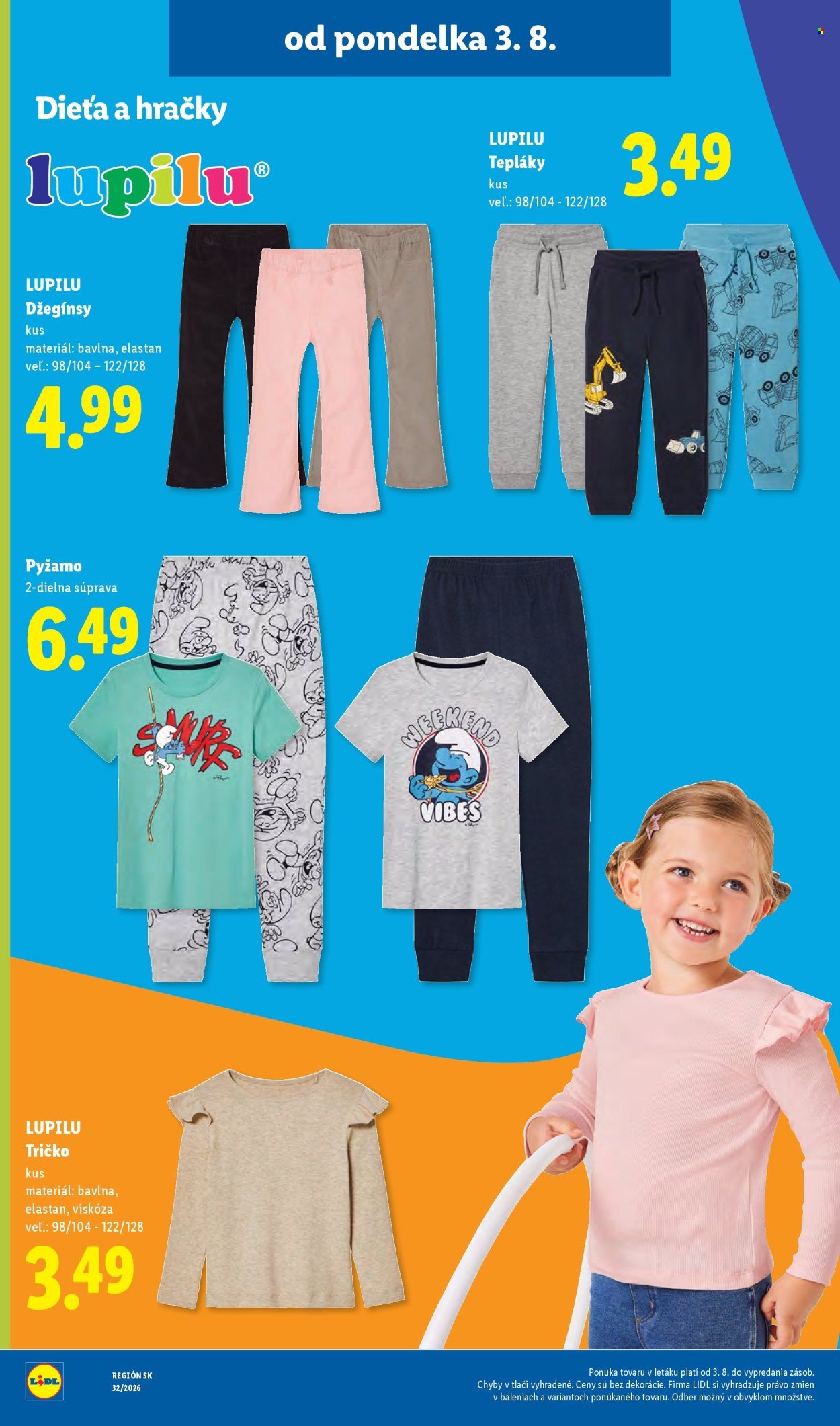 LIDL leták - Od pondelka 3.8.2026