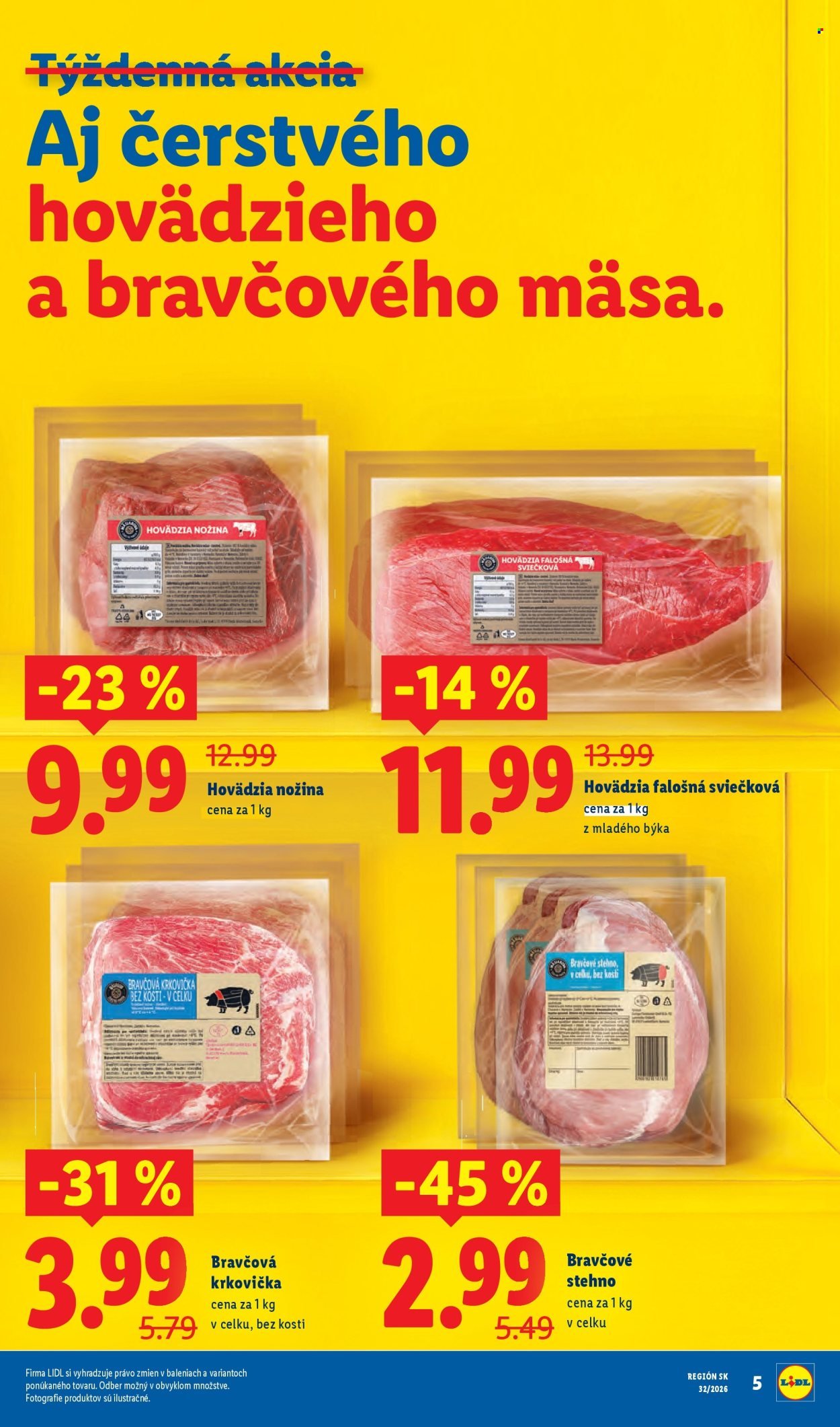 LIDL leták - Od pondelka 3.8.2026