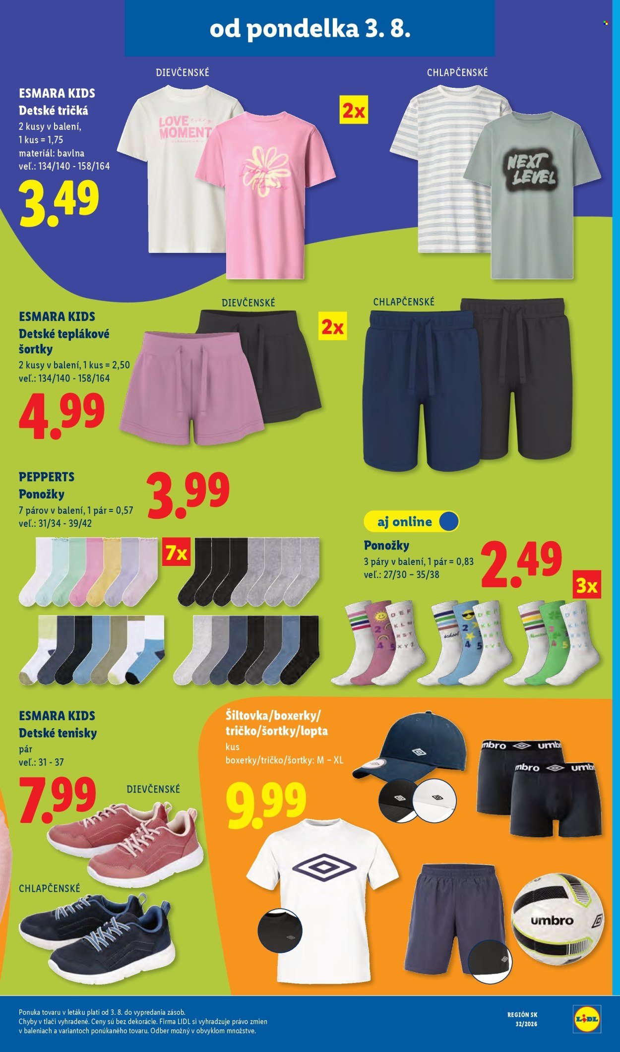 LIDL leták - Od pondelka 3.8.2026