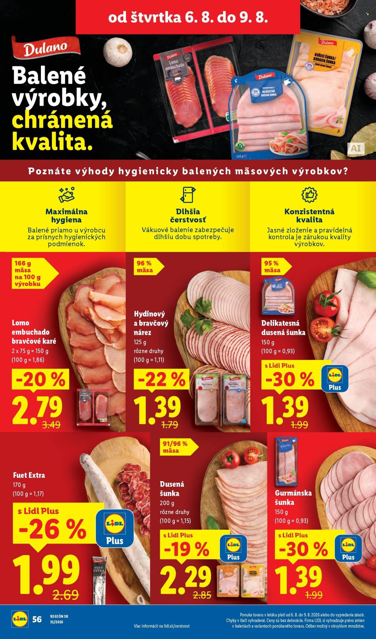 LIDL leták - Od pondelka 3.8.2026