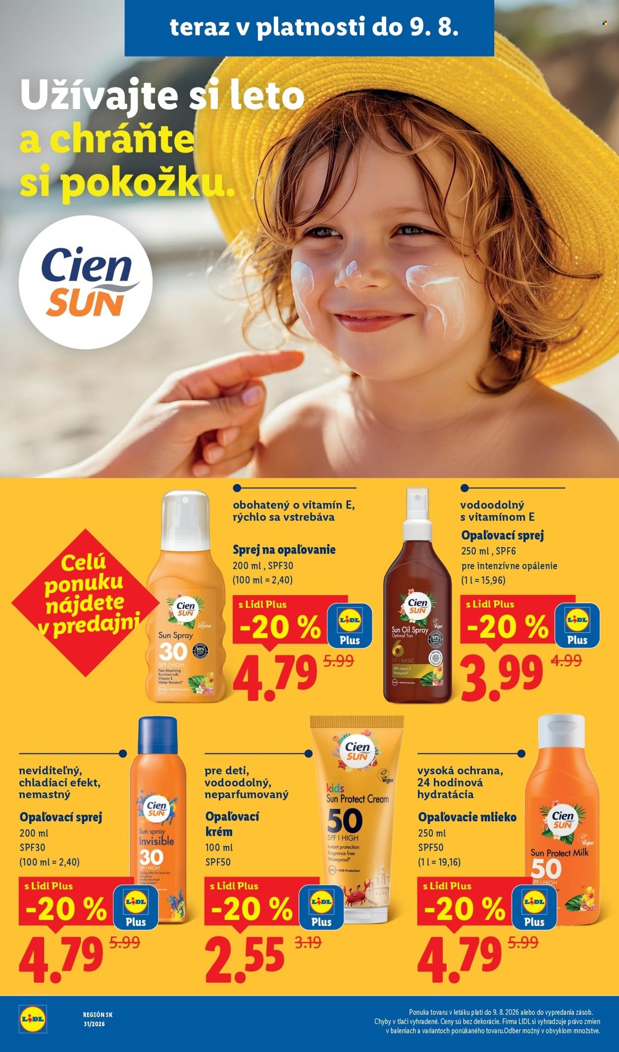 LIDL leták - Od pondelka 3.8.2026