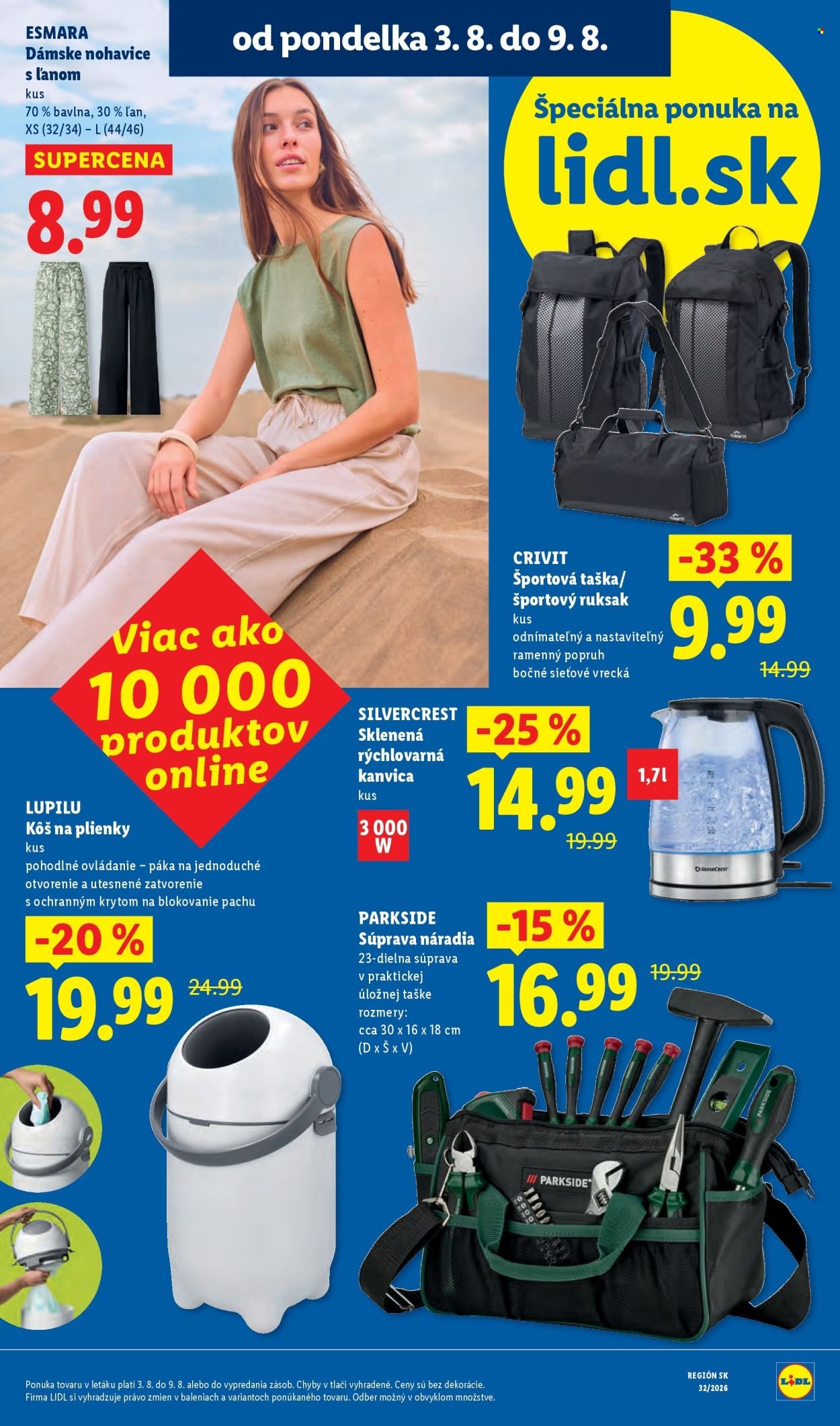 LIDL leták - Od pondelka 3.8.2026