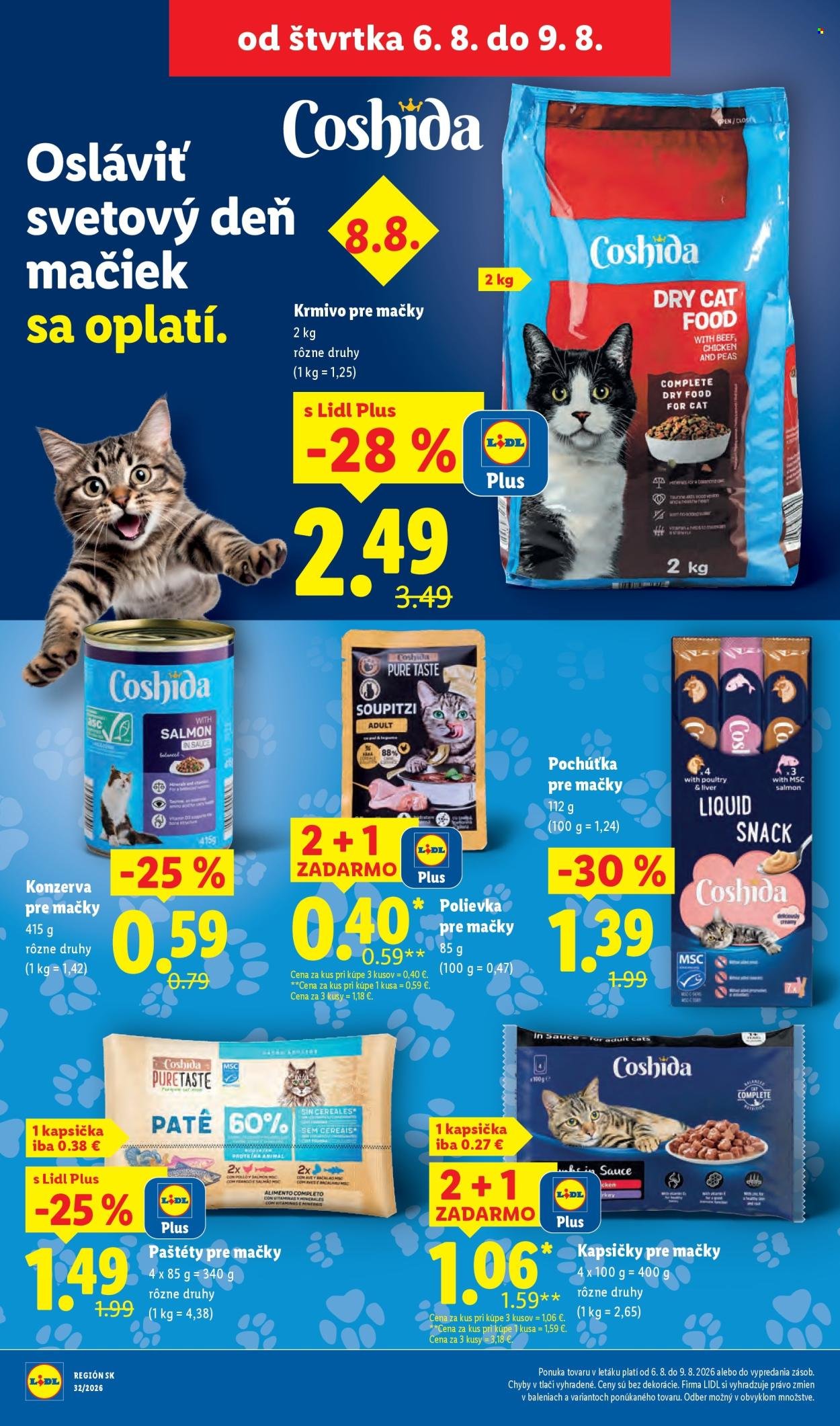 LIDL leták - Od pondelka 3.8.2026