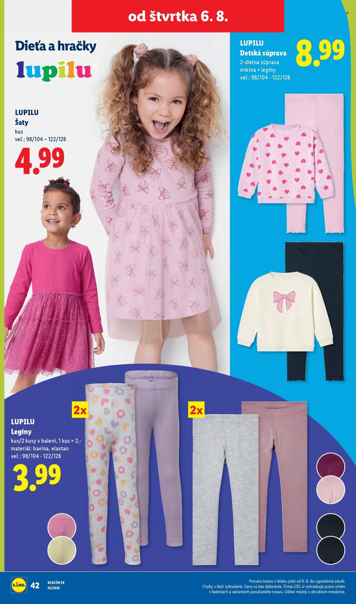 LIDL leták - Od pondelka 3.8.2026