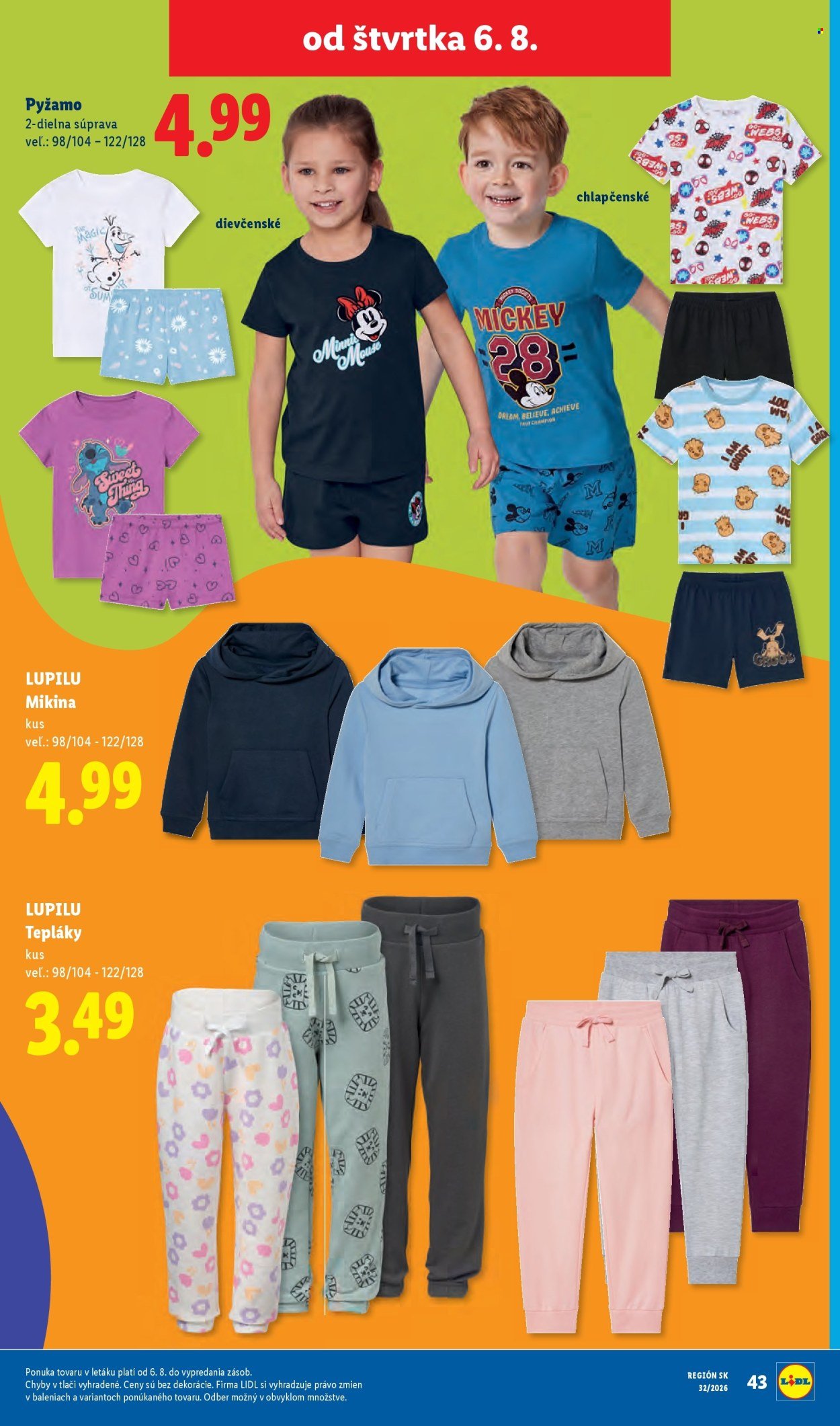 LIDL leták - Od pondelka 3.8.2026