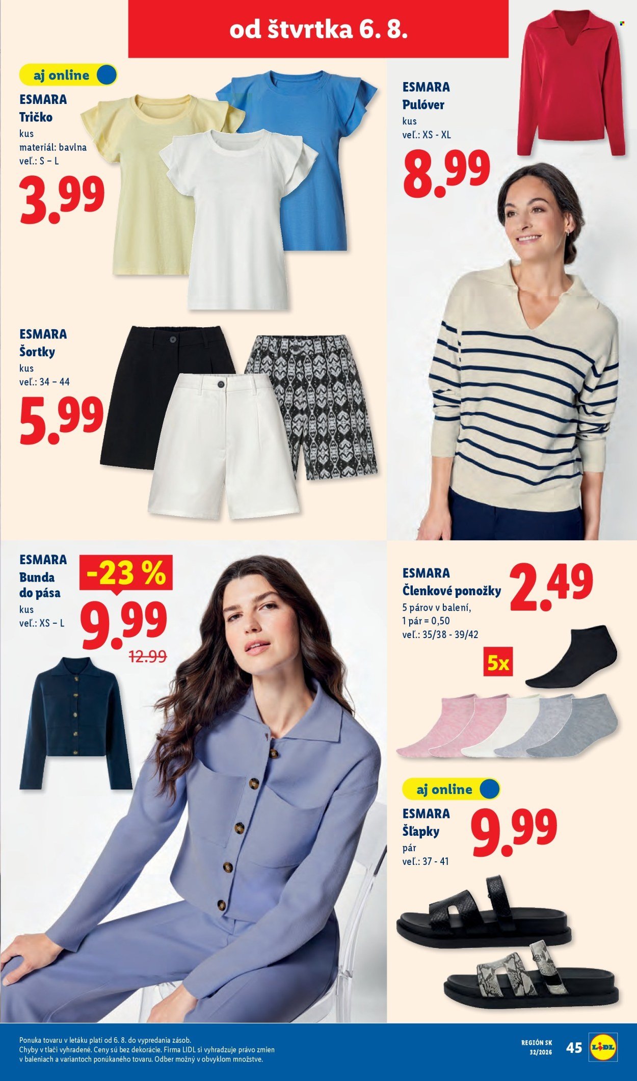 LIDL leták - Od pondelka 3.8.2026