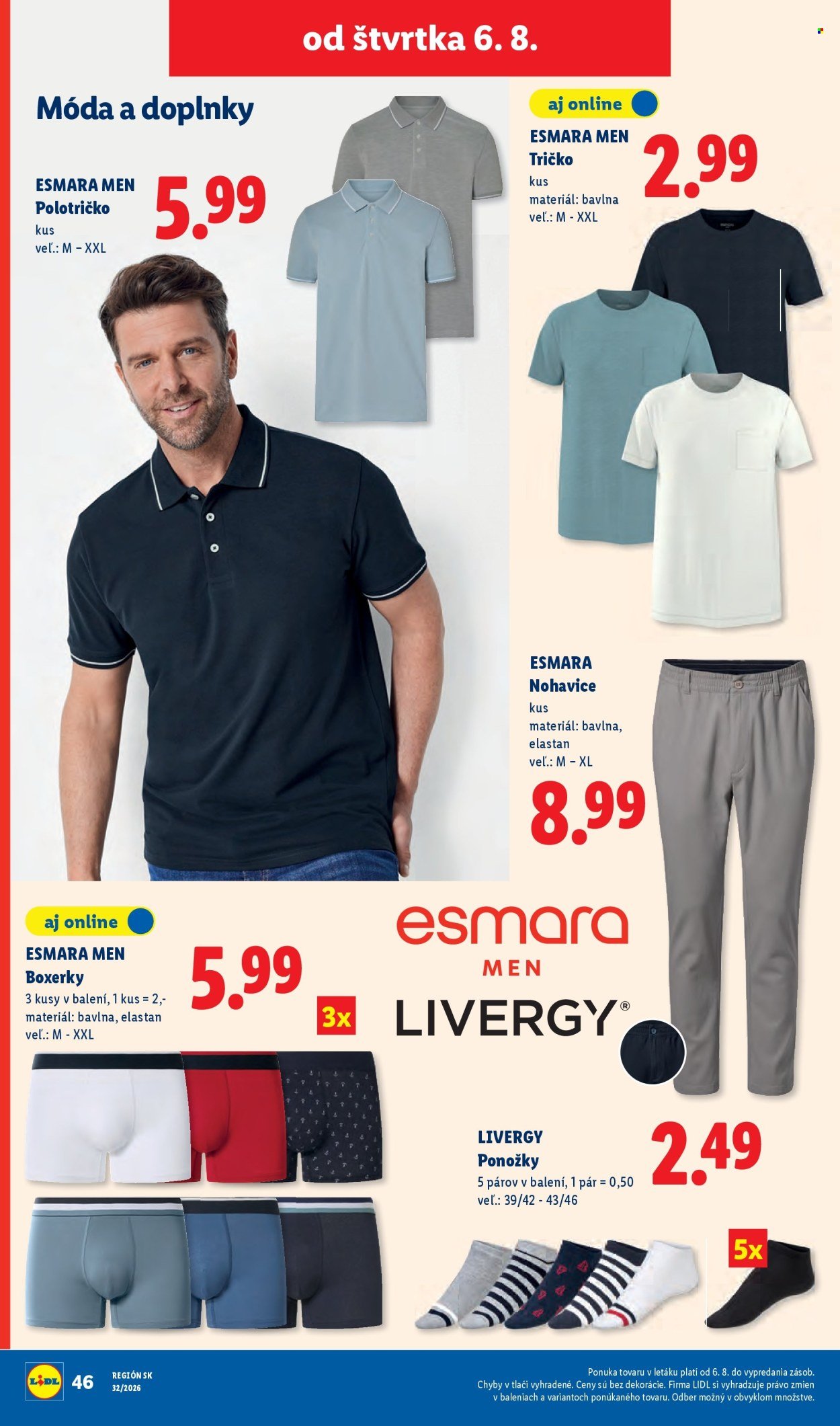 LIDL leták - Od pondelka 3.8.2026