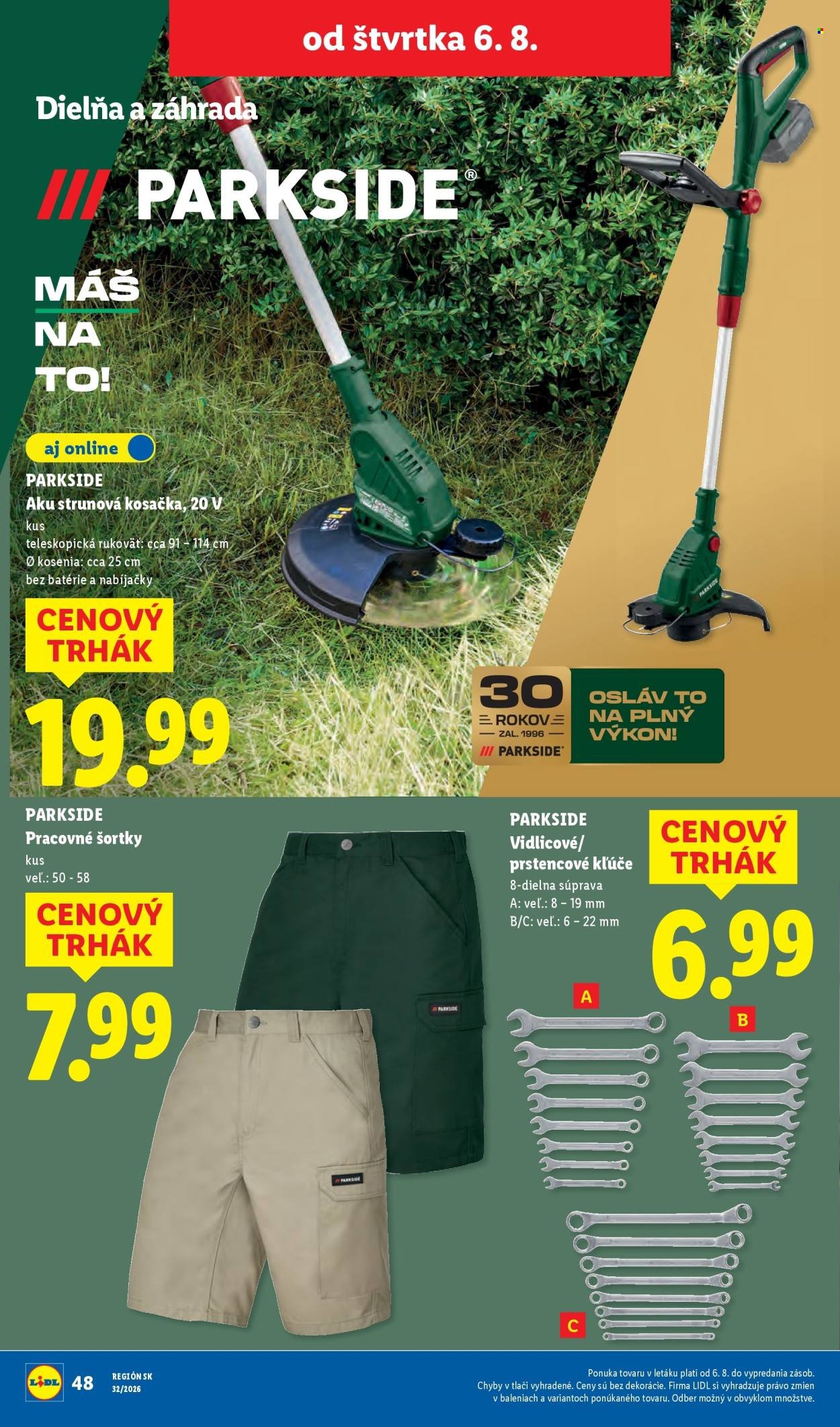 LIDL leták - Od pondelka 3.8.2026