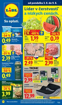 LIDL leták - Od pondelka 3.8.2026