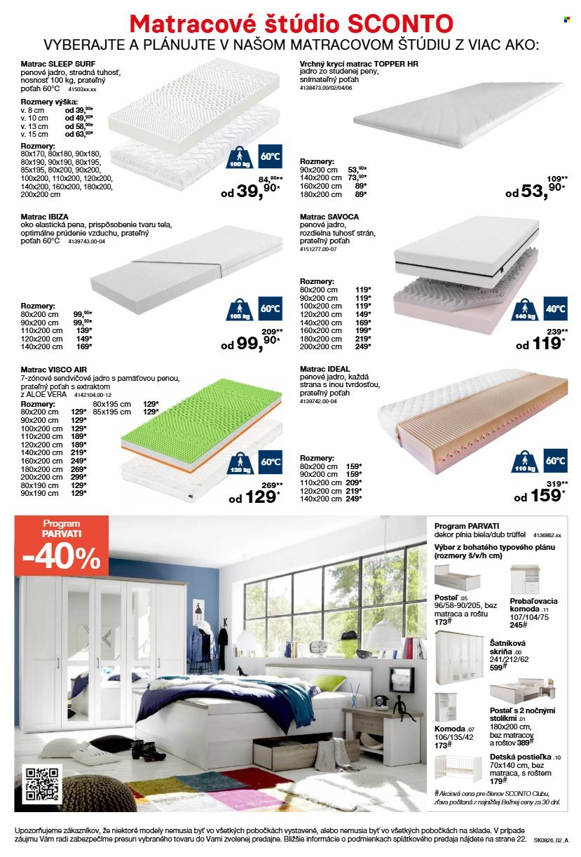 SCONTO NÁBYTOK leták - Aktuálny leták