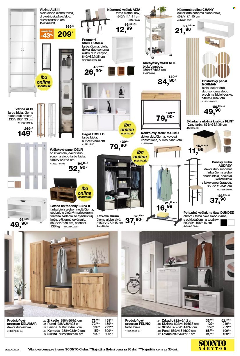 SCONTO NÁBYTOK leták - Aktuálny leták