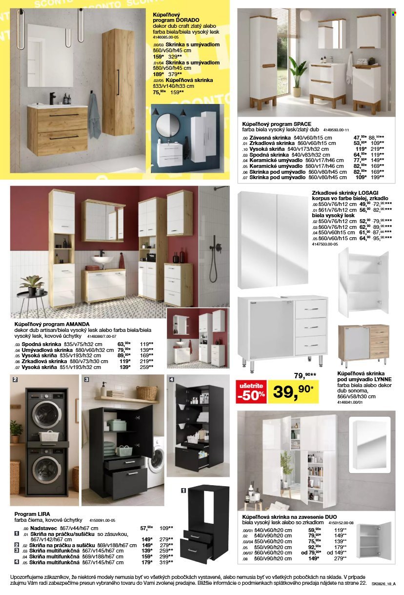 SCONTO NÁBYTOK leták - Aktuálny leták