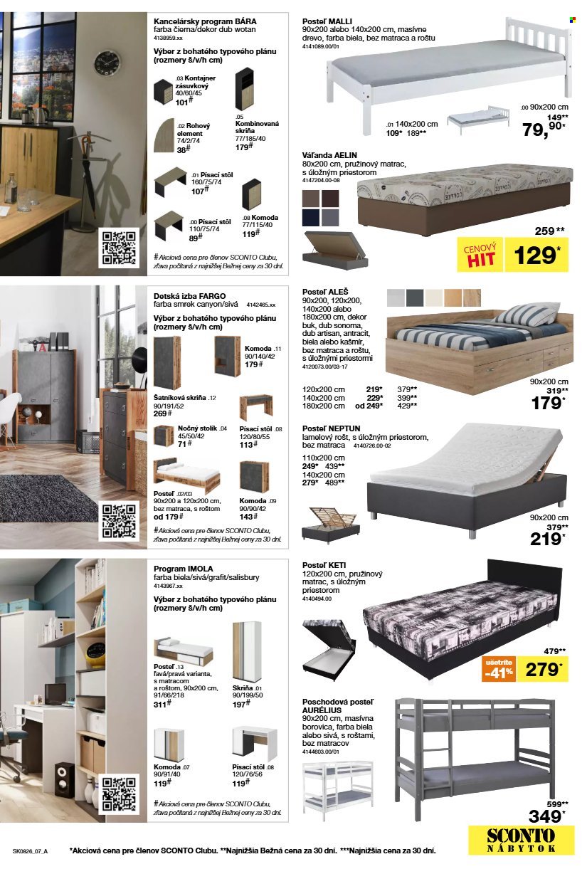 SCONTO NÁBYTOK leták - Aktuálny leták