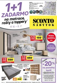 SCONTO NÁBYTOK leták - Aktuálny leták