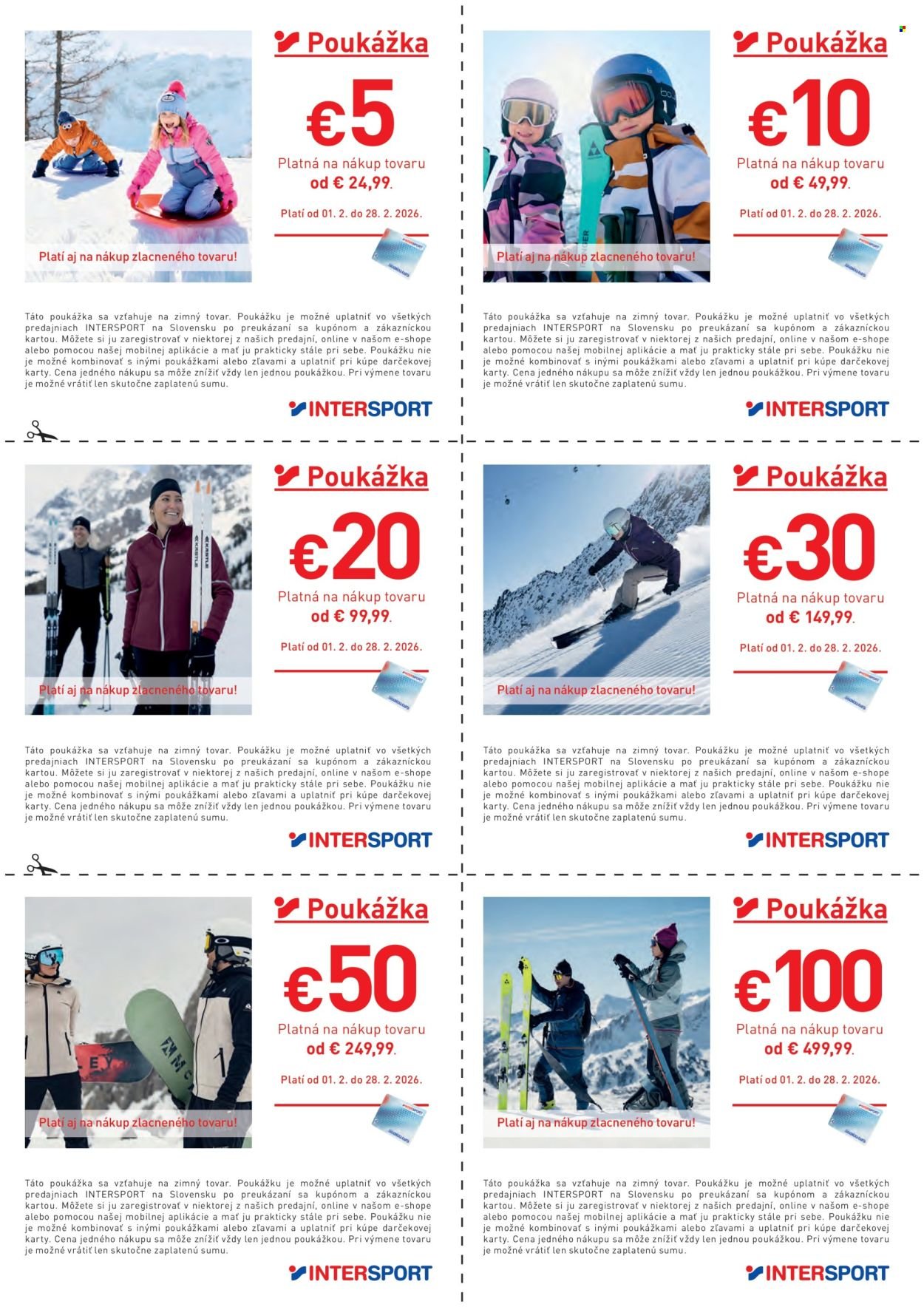 INTERSPORT leták - Od nedele 1.2.2026 (2026-02-01 - 2026-02-28) | 1