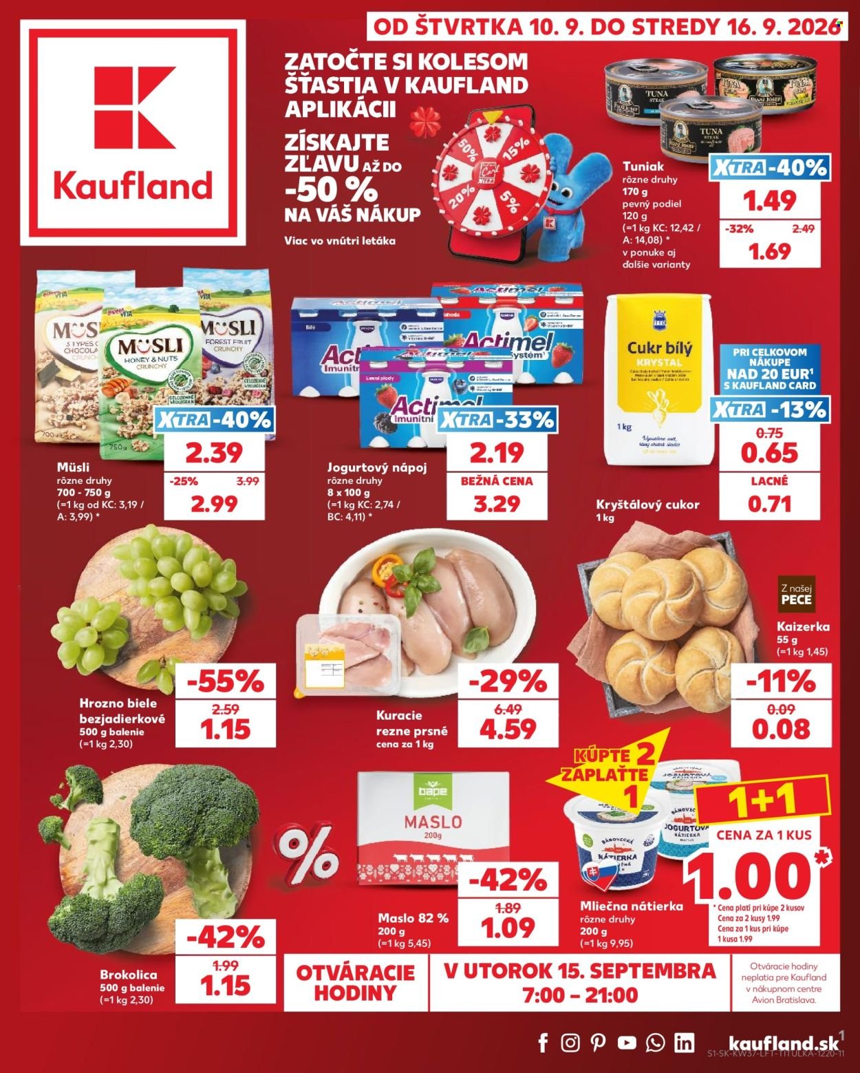 KAUFLAND leták - Od štvrtka 10.9.2026