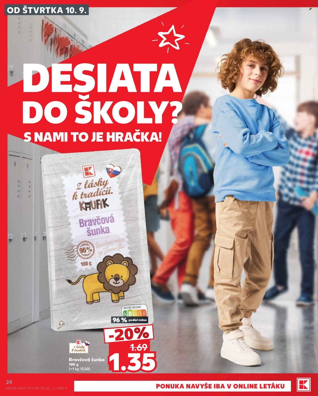 KAUFLAND leták - Od štvrtka 10.9.2026