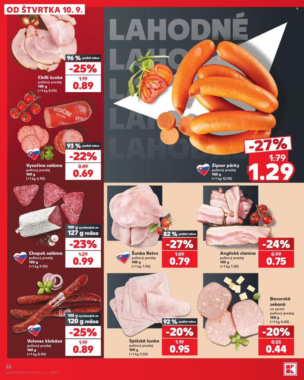 KAUFLAND leták - Od štvrtka 10.9.2026