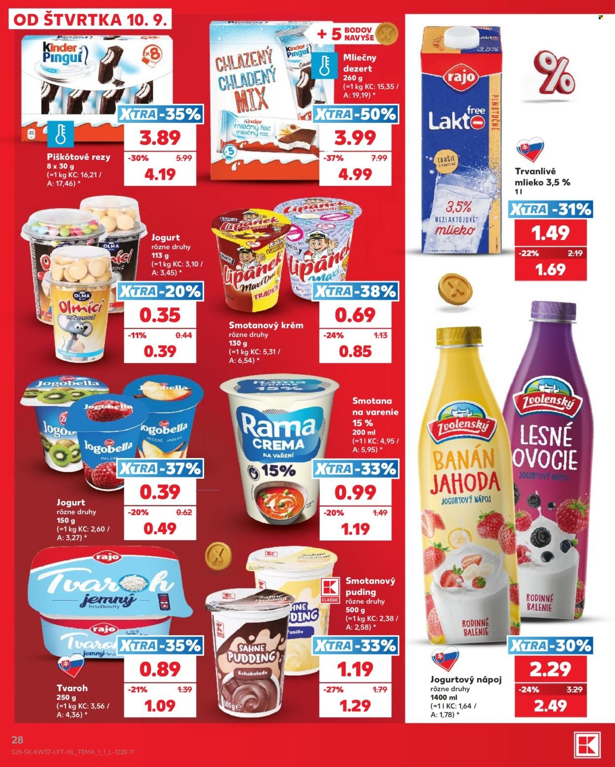 KAUFLAND leták - Od štvrtka 10.9.2026