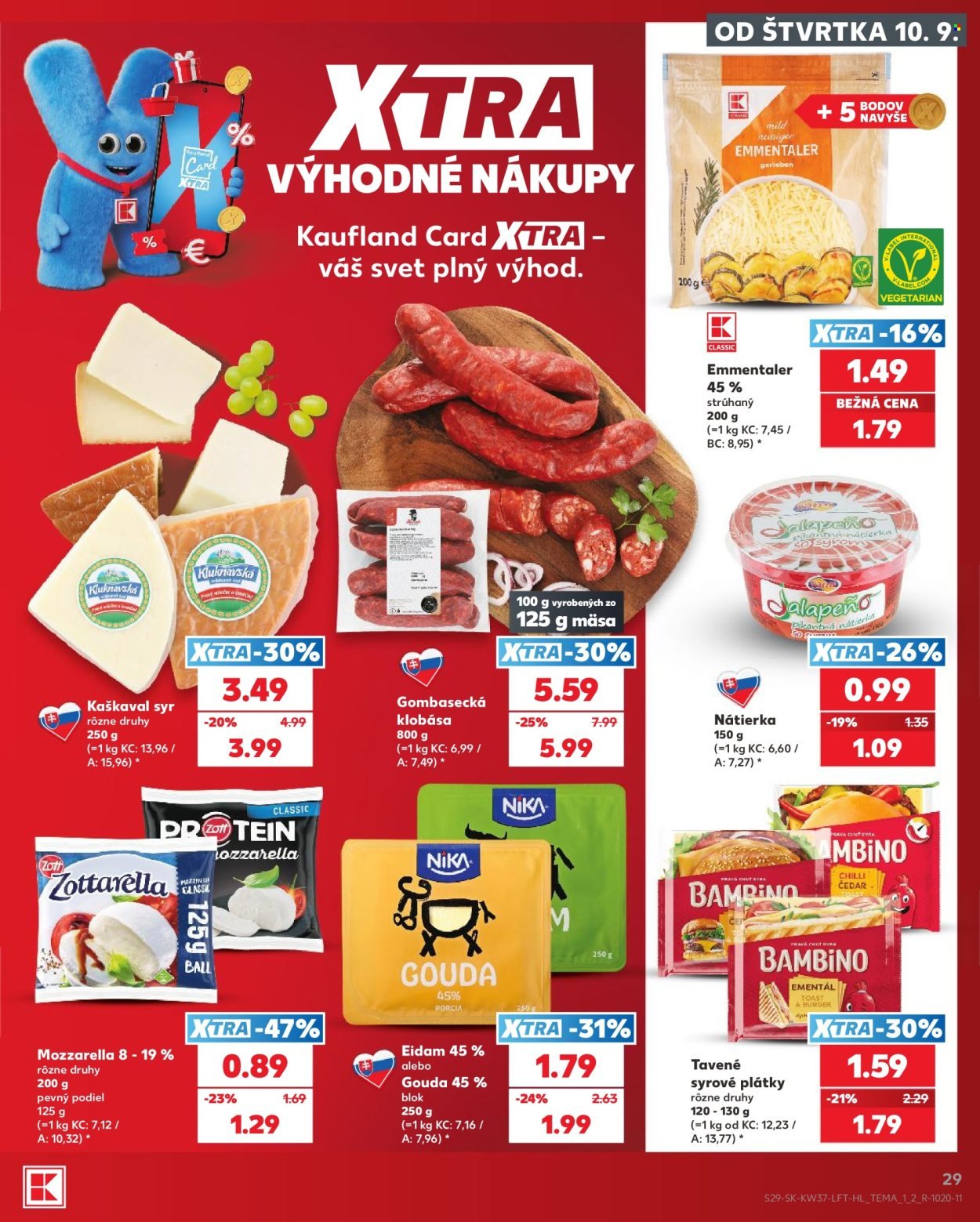 KAUFLAND leták - Od štvrtka 10.9.2026