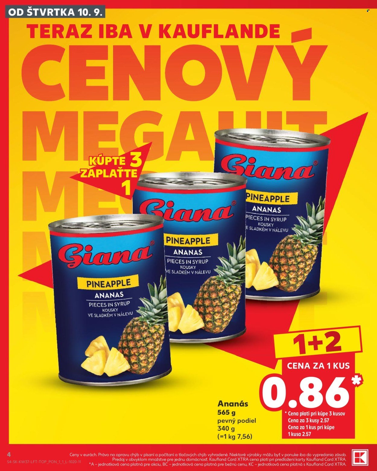 KAUFLAND leták - Od štvrtka 10.9.2026