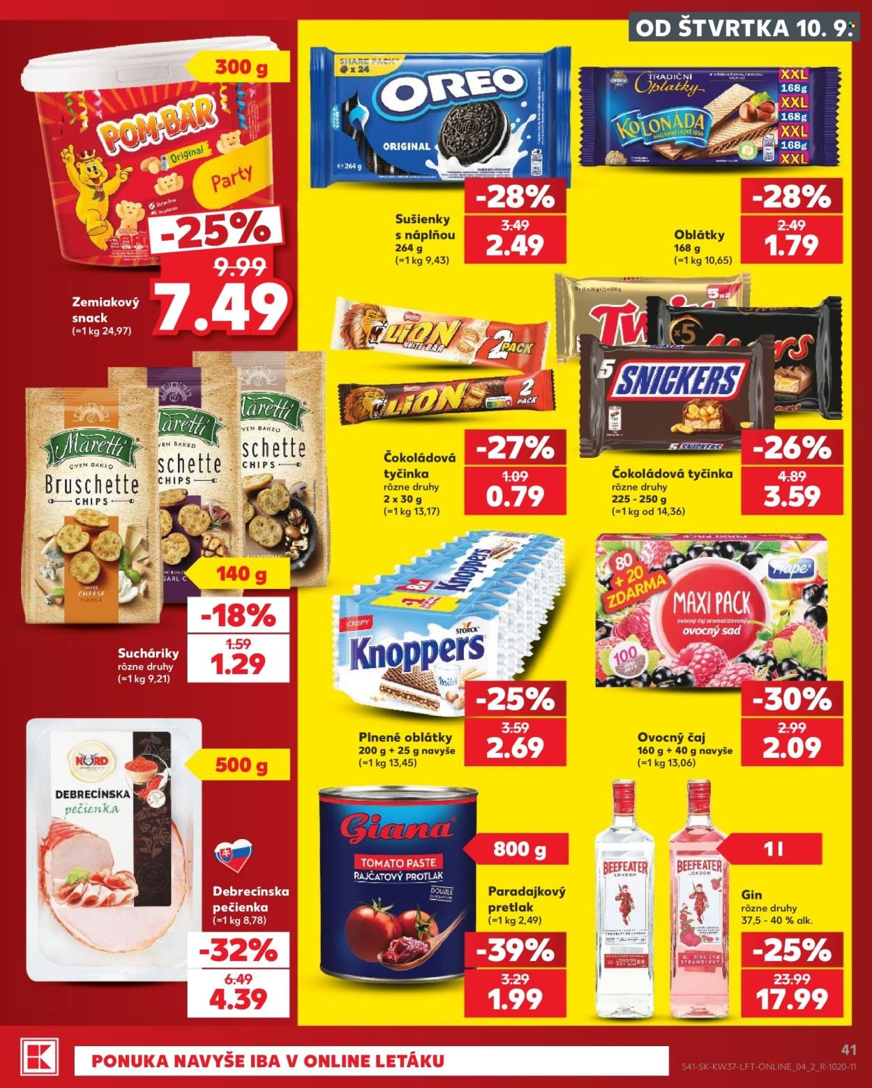 KAUFLAND leták - Od štvrtka 10.9.2026