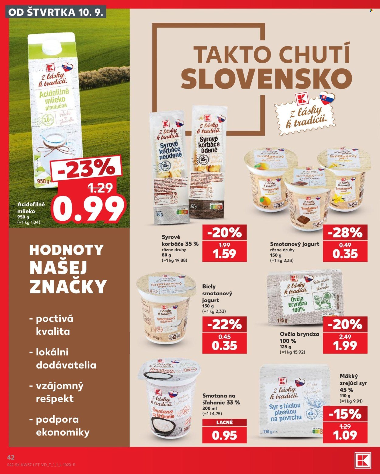 KAUFLAND leták - Od štvrtka 10.9.2026